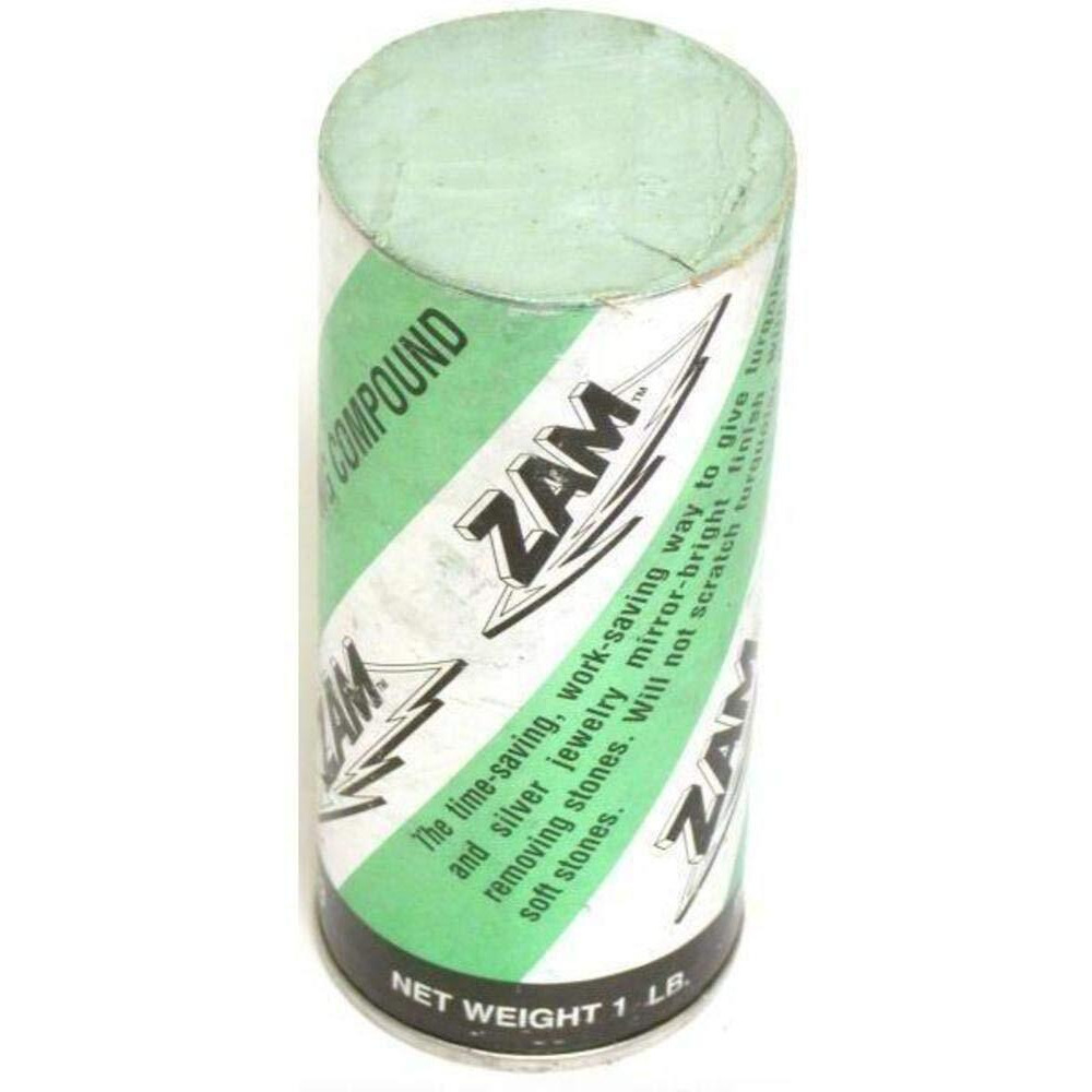 Zam Buffing Compound Silver Turquoise Polishing 1 Lb.