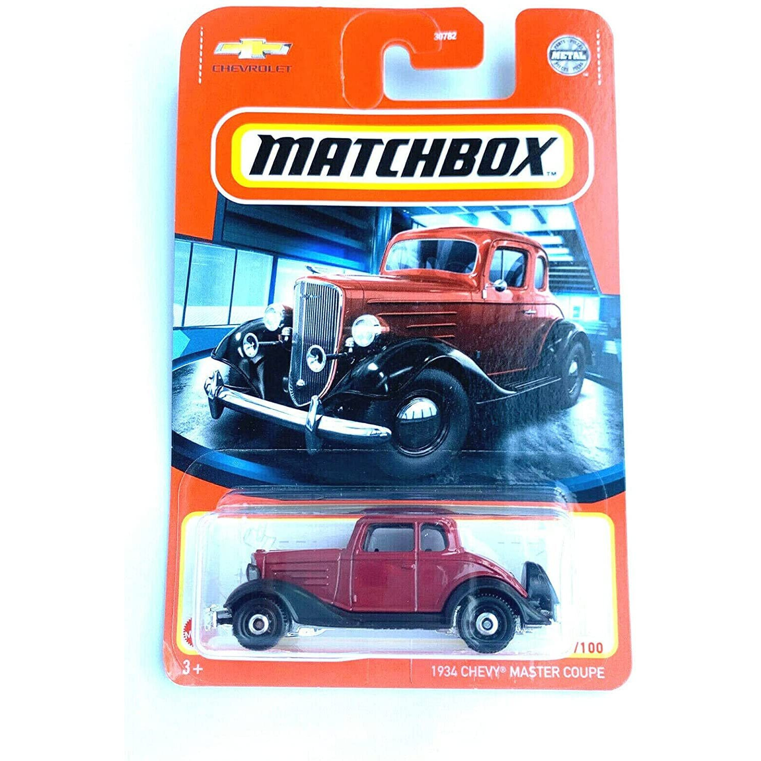Matchbox 1934 Chevy Master Coupe 6/100 [Maroon Red]