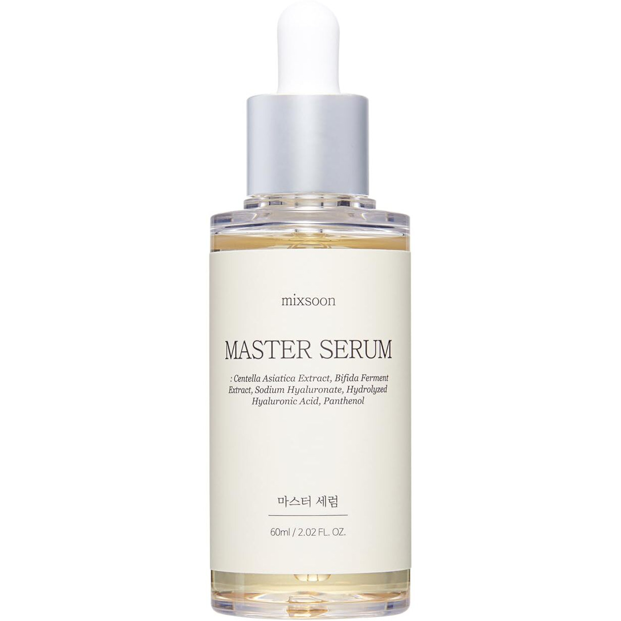 [Mixsoon] Master Serum 2.02 Fl Oz / 60 Ml | Moisturizing Serum For Healthy Skin And Improve Skin Barrier | Cruelty Free