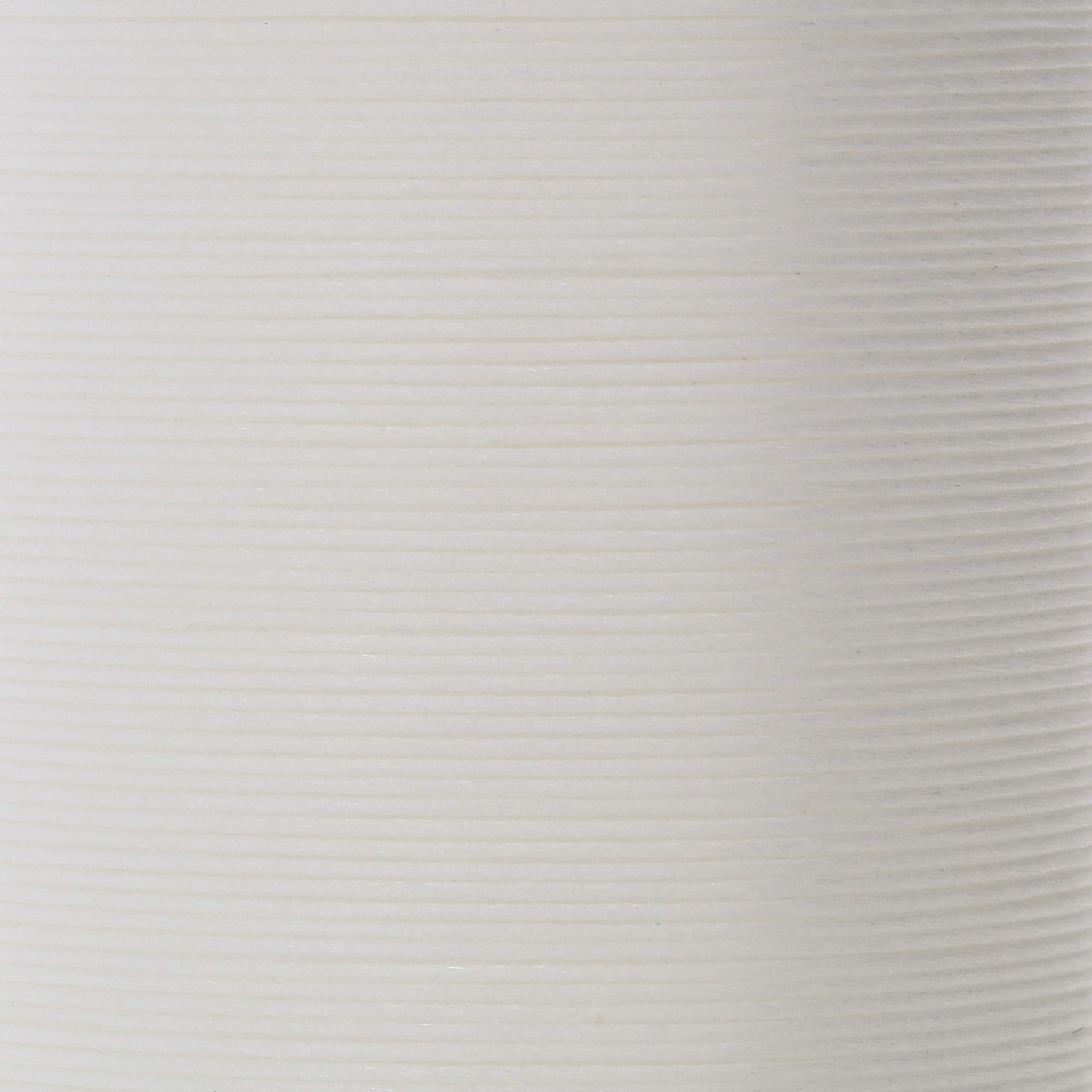 Ko Nylon Beading Thread  White Color  Japanese Pre-Waxed 100% Nylon  330Tex  Tangle Resistant Knotting Cords  50M /55 Yds Spool  Use For Seed Bead Projects  Loom Work & Bead Weaving