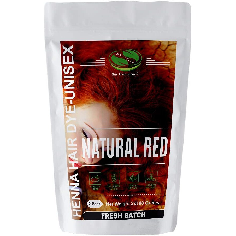 Natural Red Henna Hair Color/Dye 2 Pack - The Henna Guys