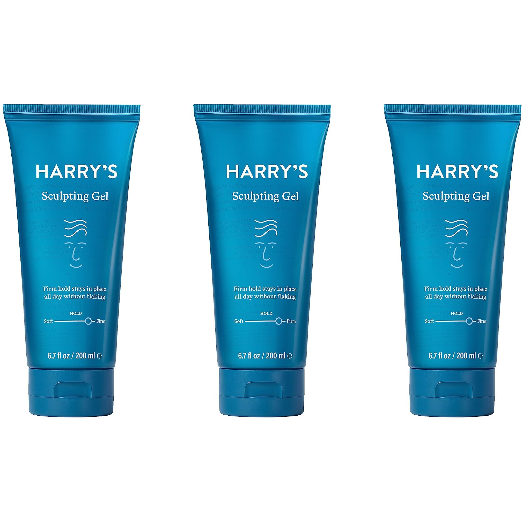 Harry's Sculpting Hair Gel | Firm Hold & Polished Finish | 6.7 Fl Oz  3 Pack