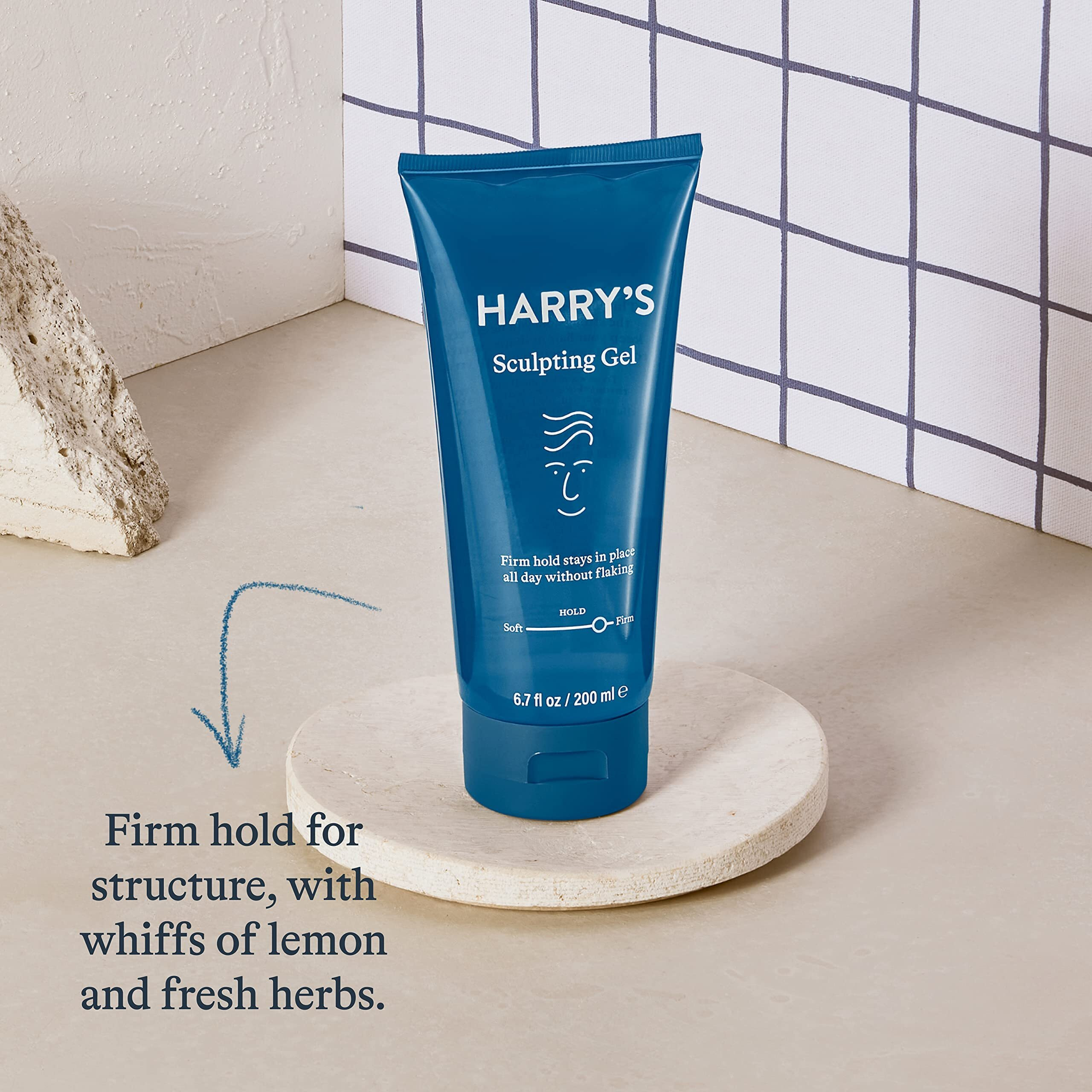 Harry's Sculpting Hair Gel | Firm Hold & Polished Finish | 6.7 Fl Oz  3 Pack