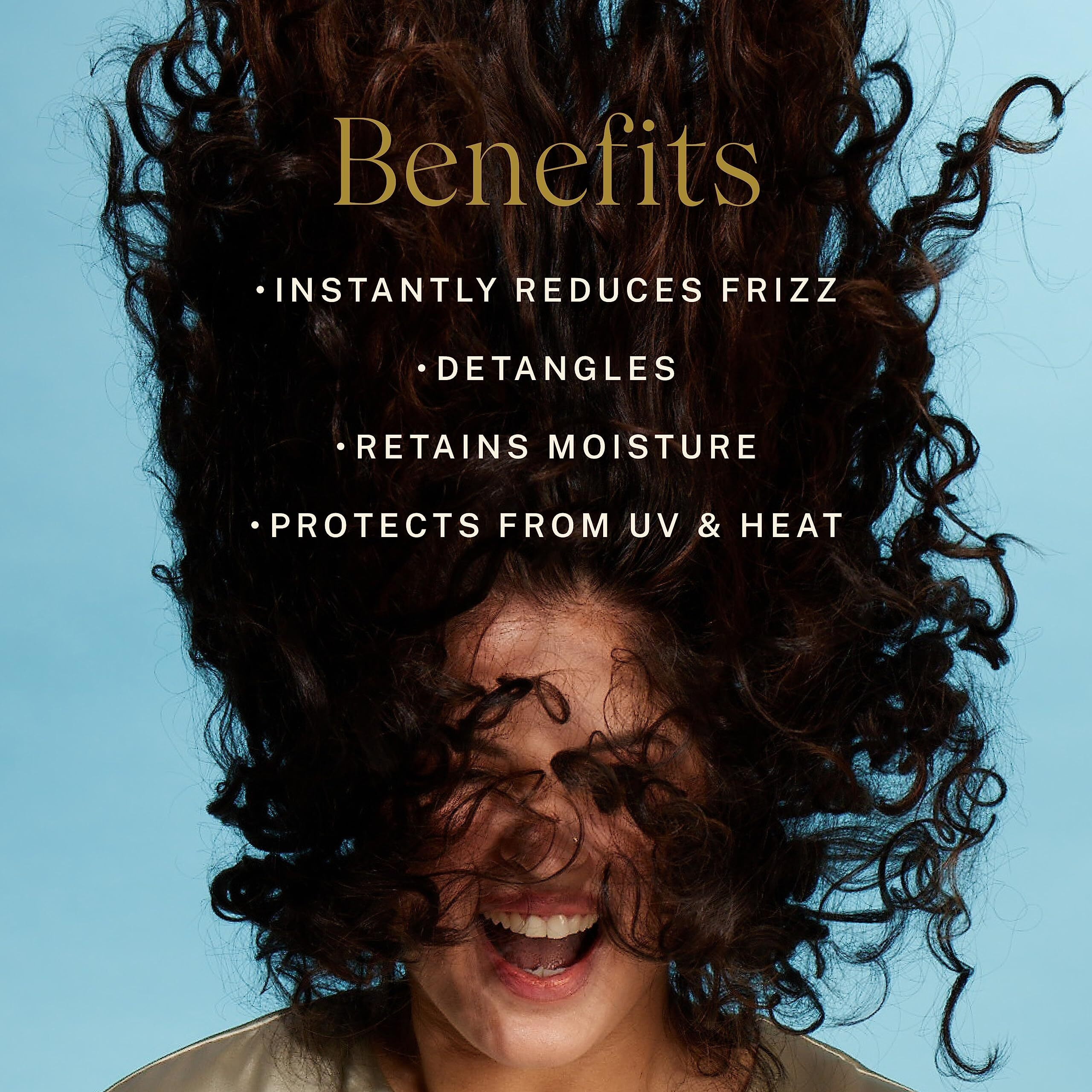 Jvn Complete Leave-In Conditioning Mist  Frizz-Free Hydration Spray  Uv Protection  Vegan Formula  Sulfate-Free  5 Fluid Ounces