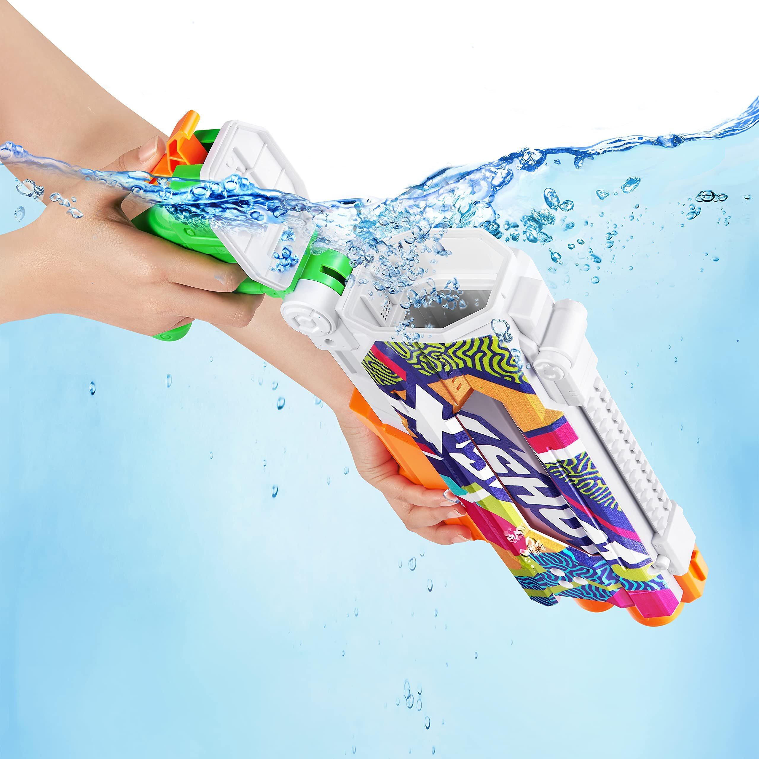 X-Shot Water Fast-Fill Skins Pump Action Water Blaster Ripple Water Camo By Zuru Xshot Watergun (Fills With Water In Just 1 Second)