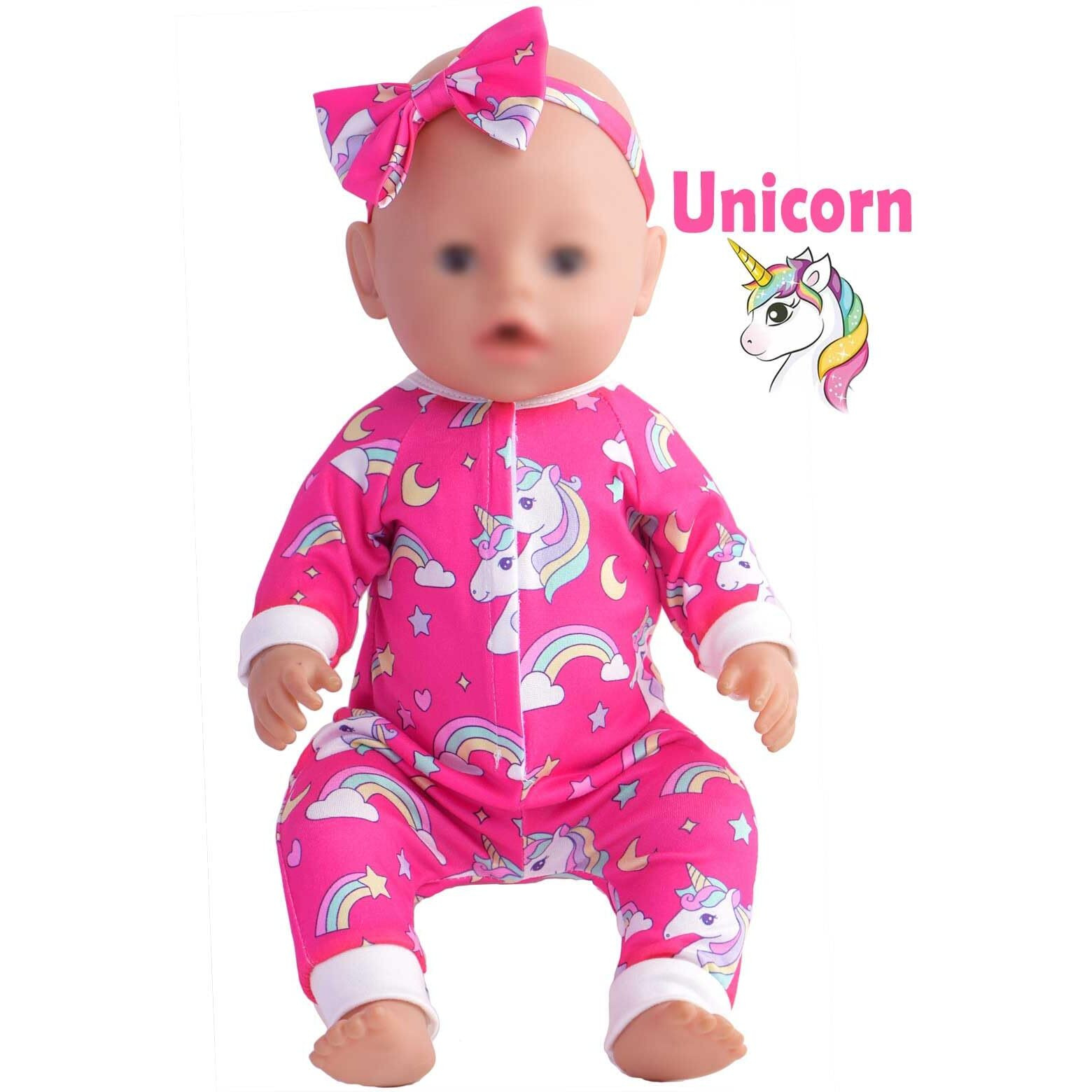 Sweet Dolly 5 Sets Baby Doll Accessories Baby Doll Clothes And Headbands For 15 Inch Doll To 18 Inch Doll  10 Pcs In Total Doll Clothes And Accessories