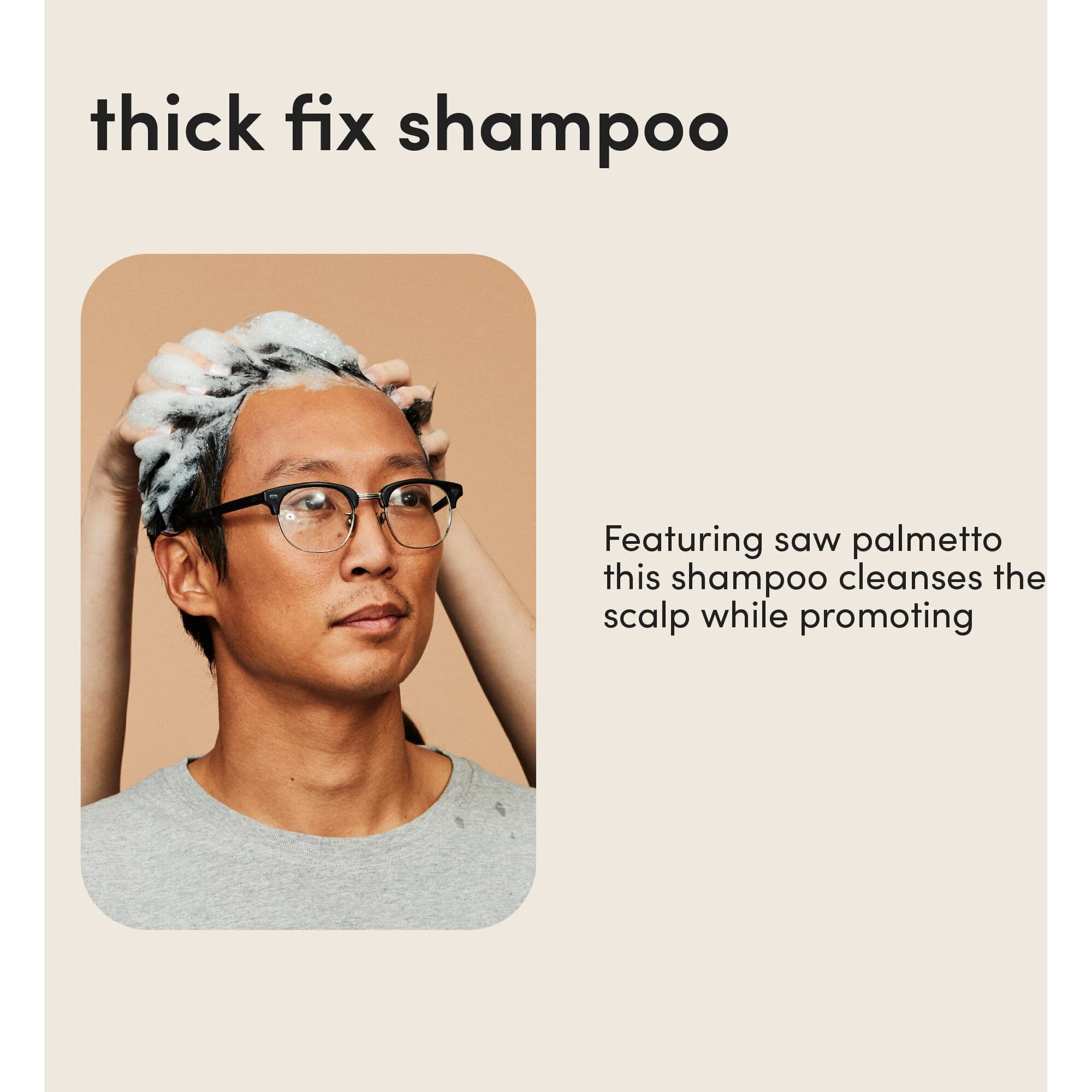 Hims Thick Fix Shampoo And Conditioner Set For Men- Thickening  Moisturizing  Reduces Shedding- Color Safe Hair Loss Shampoo And Conditioner- 2 Pack  6.4Oz