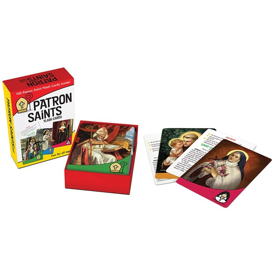 Catholic Kids Growing In Faith Patron Saints Flash Cards  Set Of 100