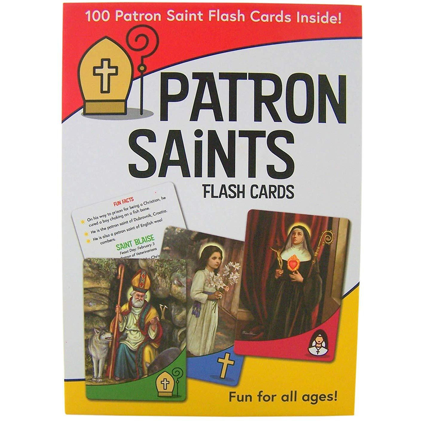 Catholic Kids Growing In Faith Patron Saints Flash Cards  Set Of 100