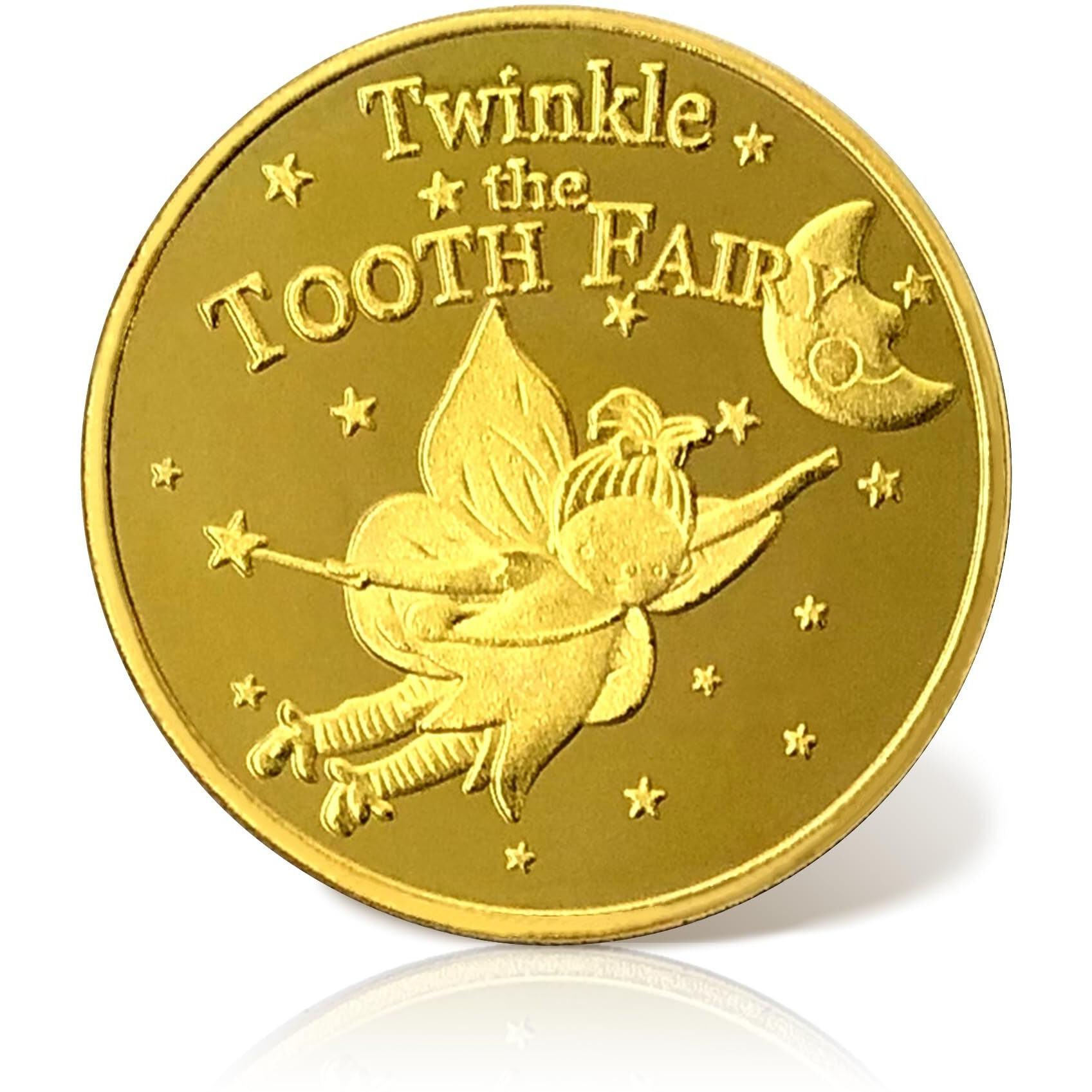 Nlr Tooth Fairy Coins [4 Pcs] Tooth Fairy Golden Coins Experience For The Lost Tooth Kids