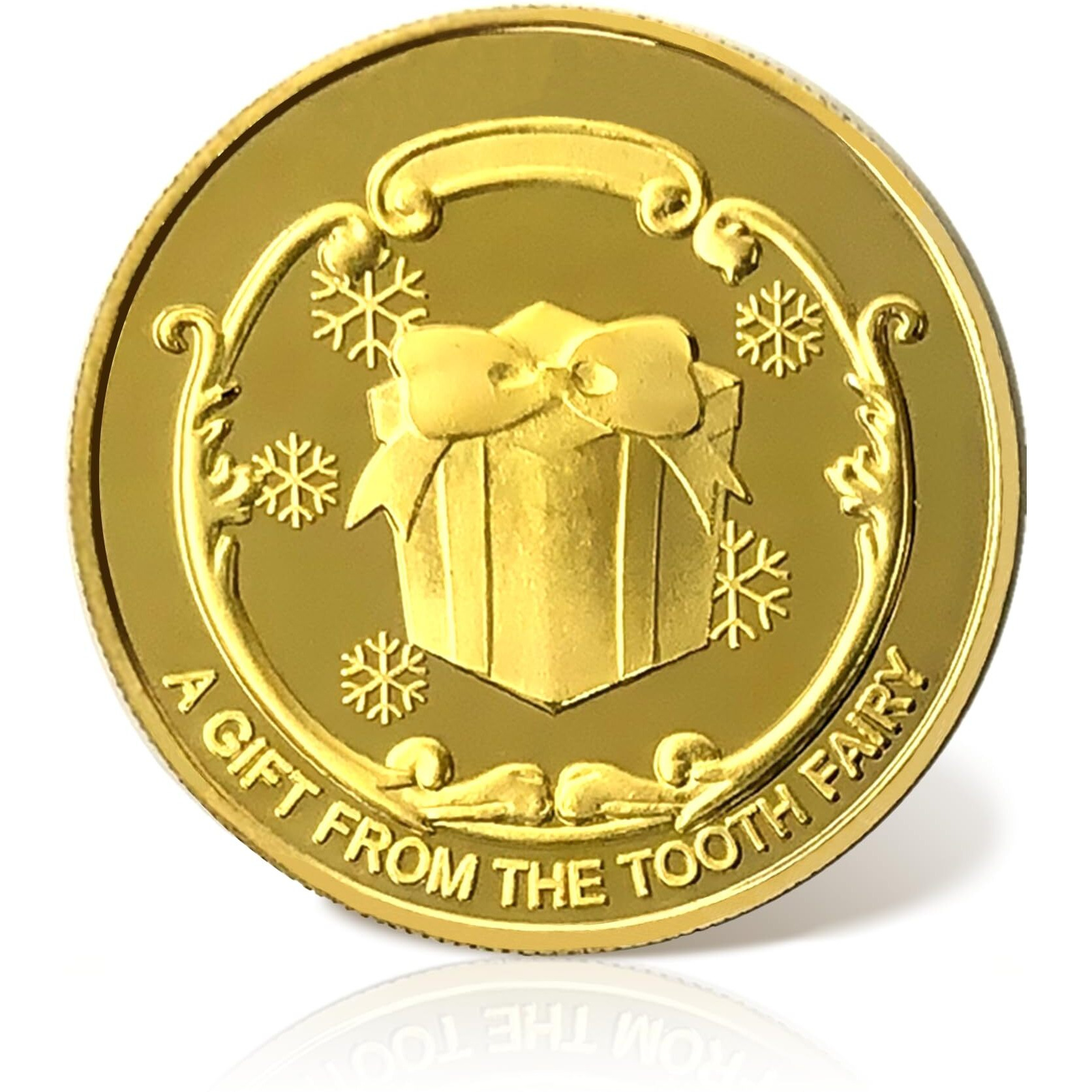 Nlr Tooth Fairy Coins [4 Pcs] Tooth Fairy Golden Coins Experience For The Lost Tooth Kids