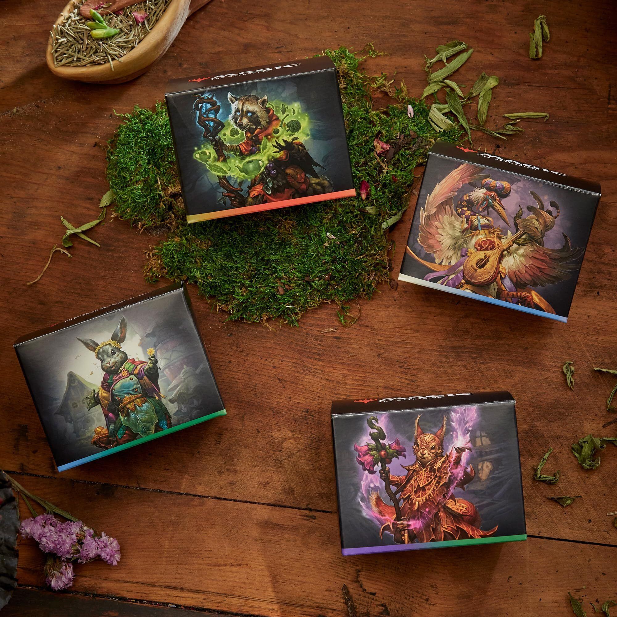 Magic The Gathering Bloomburrow Commander Deck Bundle - Includes All 4 Decks (Animated Army  Family Matters  Peace Offering  And Squirreled Away)