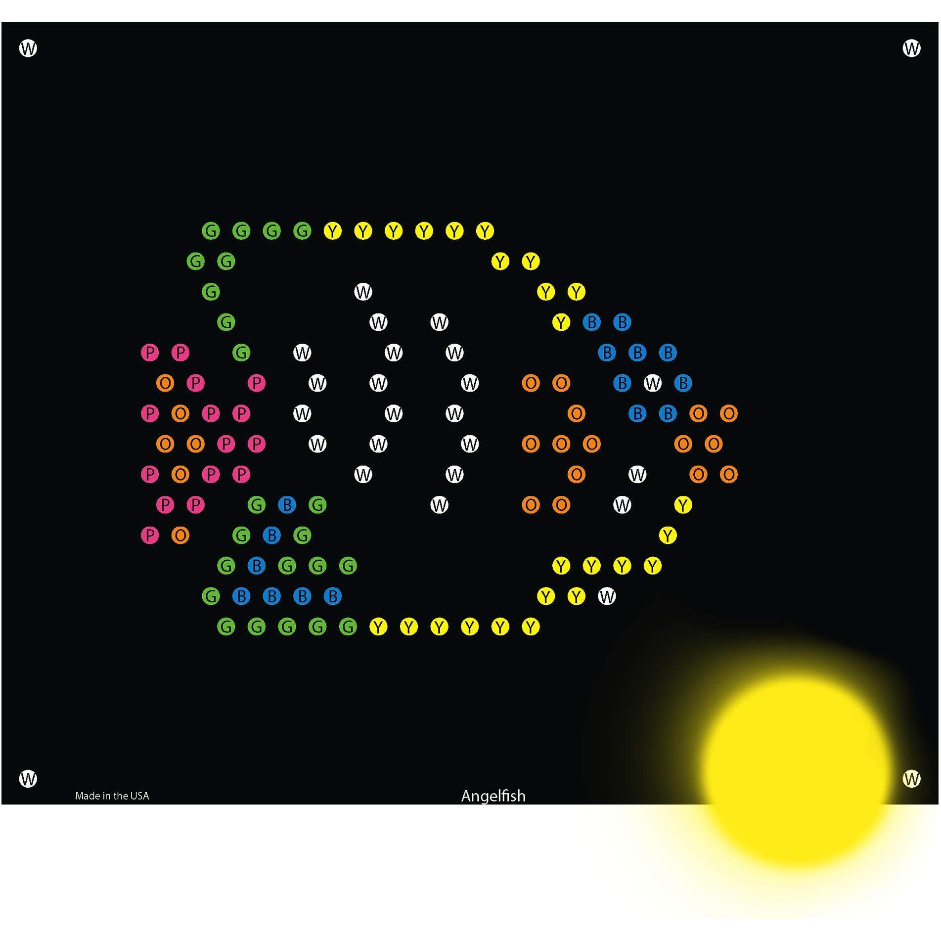 Illumipeg Under The Sea Refill Templates For Basic Fun Lite Brite Ultimate Classic Toy (10 Sheets  7X8)