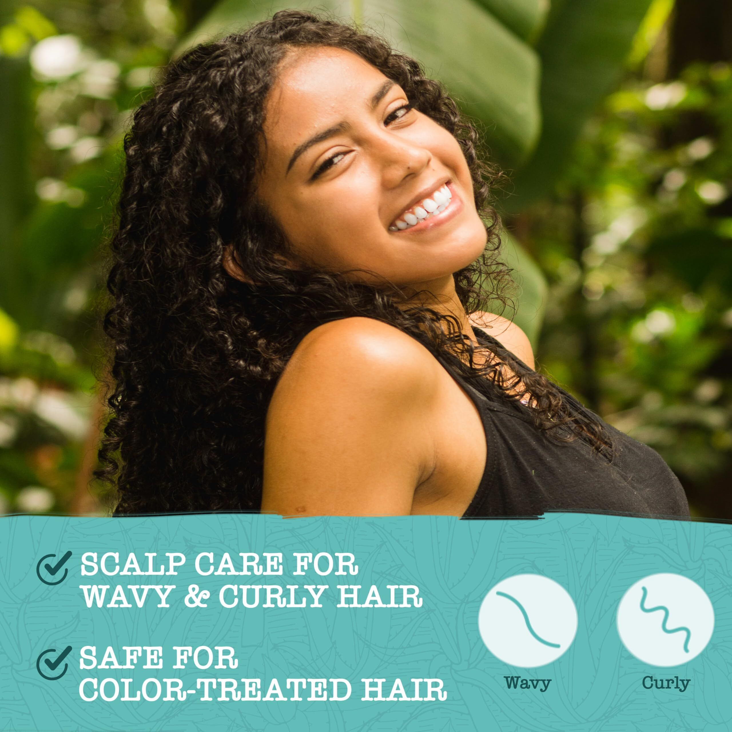 Maui Moisture Scalp Care Clarifying Shampoo  Apple Cider Vinegar Curly Hair Shampoo Moisturizes & Removes Scalp Build-Up  Sulfate-Free Surfactants  13 Fl. Oz