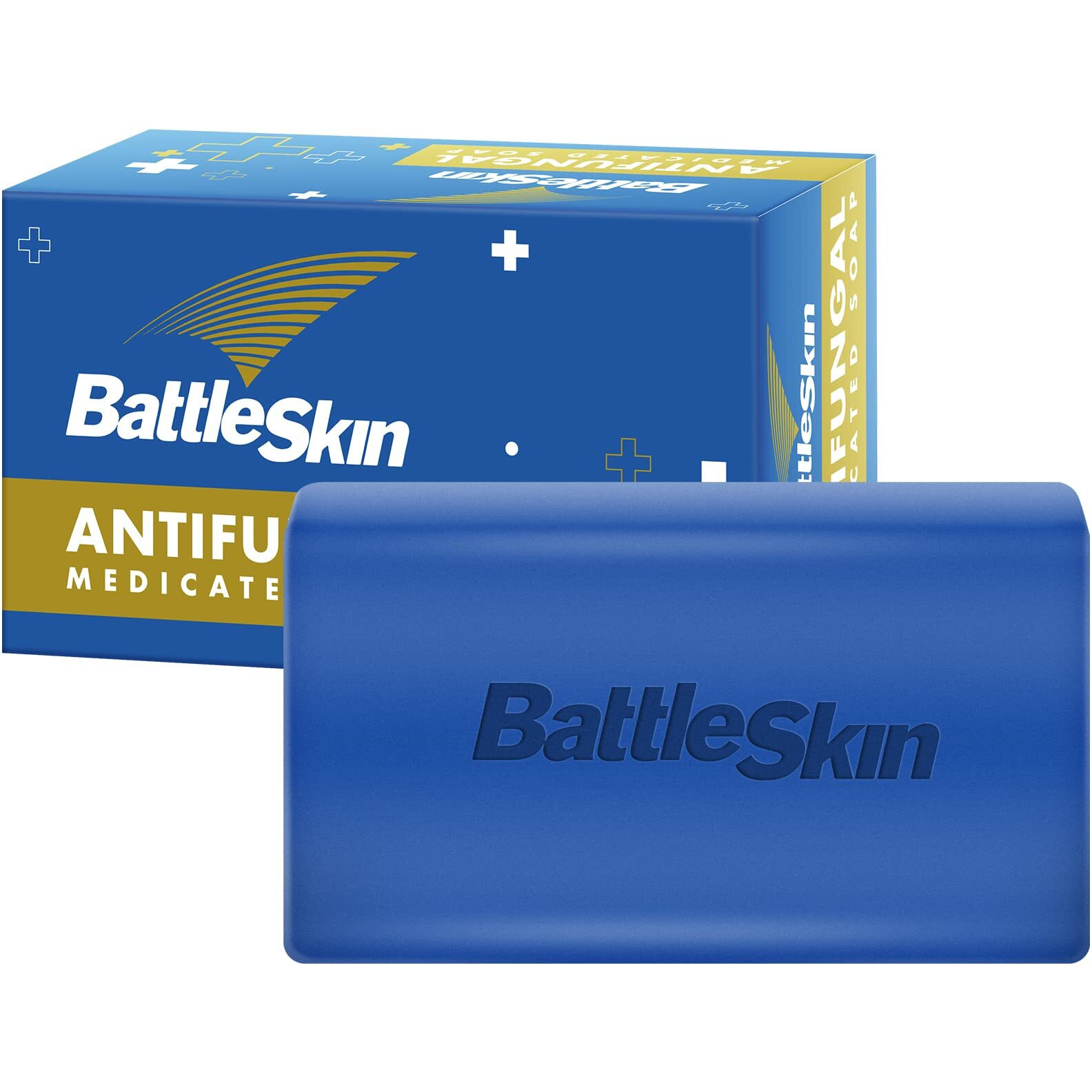Battleskin Antifungal Medicated Soap Bar  Tea Tree Oil Body Soap Bar  Athletes Foot Jock Itch Ringworm Yeast Infection Treatment With Natural Oil