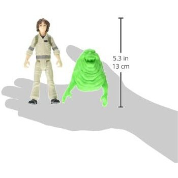 Ghostbusters Fright Features Trevor Spengler Action Figure With Ecto-Stretch Tech Slimer Ghost Toy Accessory  Toys For Kids Ages 4+
