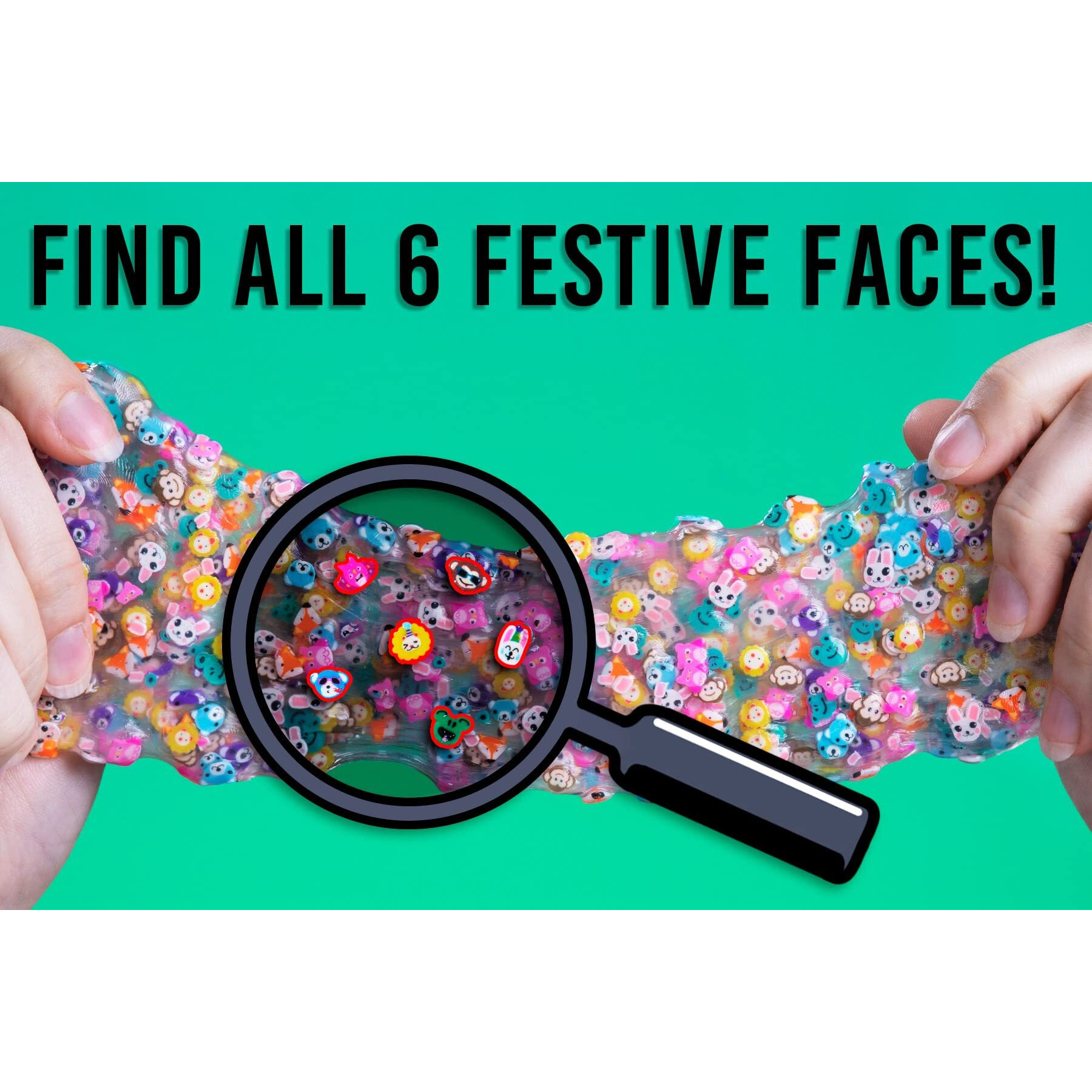 Crazy Aaron's Hide Inside Party Animals Thinking Putty - 4"" Tin Thinking Putty - Non-Toxic Sensory Play Putty - Never Dries Out - Creative Toy Fun For Ages 3+