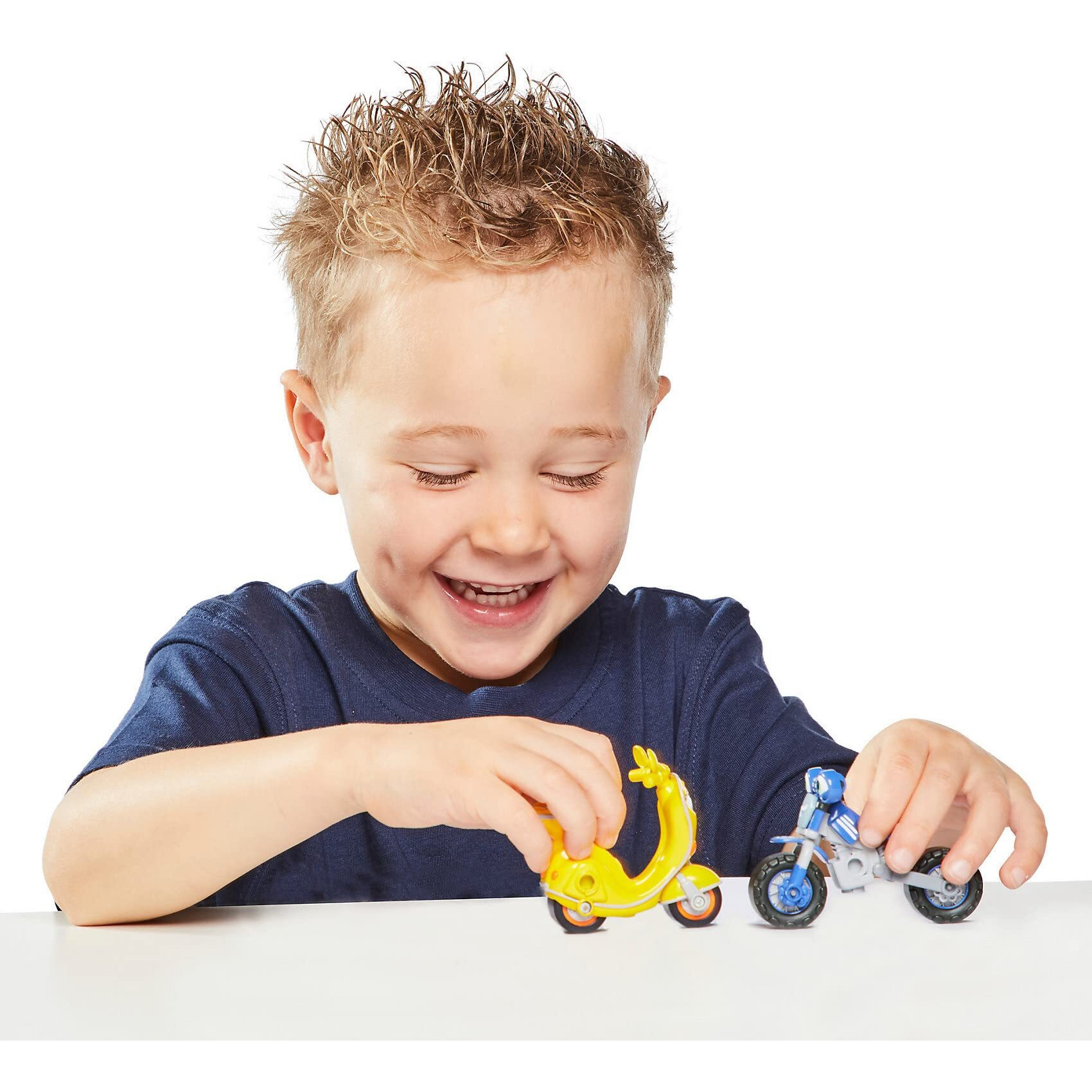 Ricky Zoom Loop & Scootio Motorcycle Toys (Set Of 2)  Multi