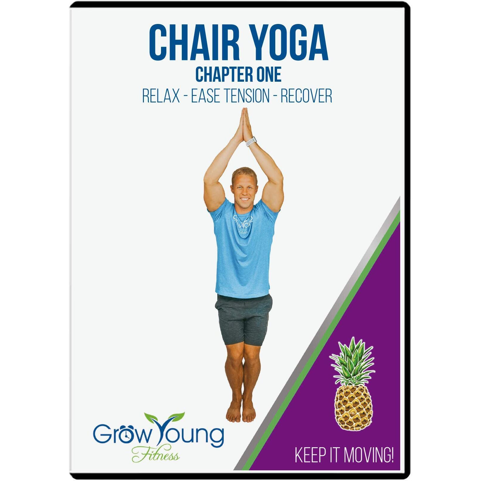 Grow Young Fitness Chair Yoga For Seniors - Seated Yoga Exercises - Chapter One Senior Exercise Dvd