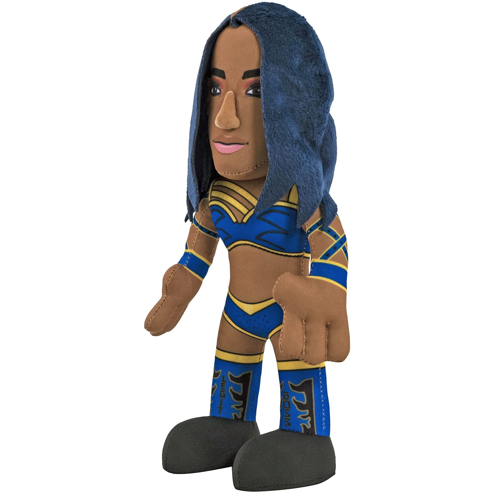 Bleacher Creatures Wwe Diva Sasha Banks 10"" Plush Figure- A Wrestling Diva For Play Or Display