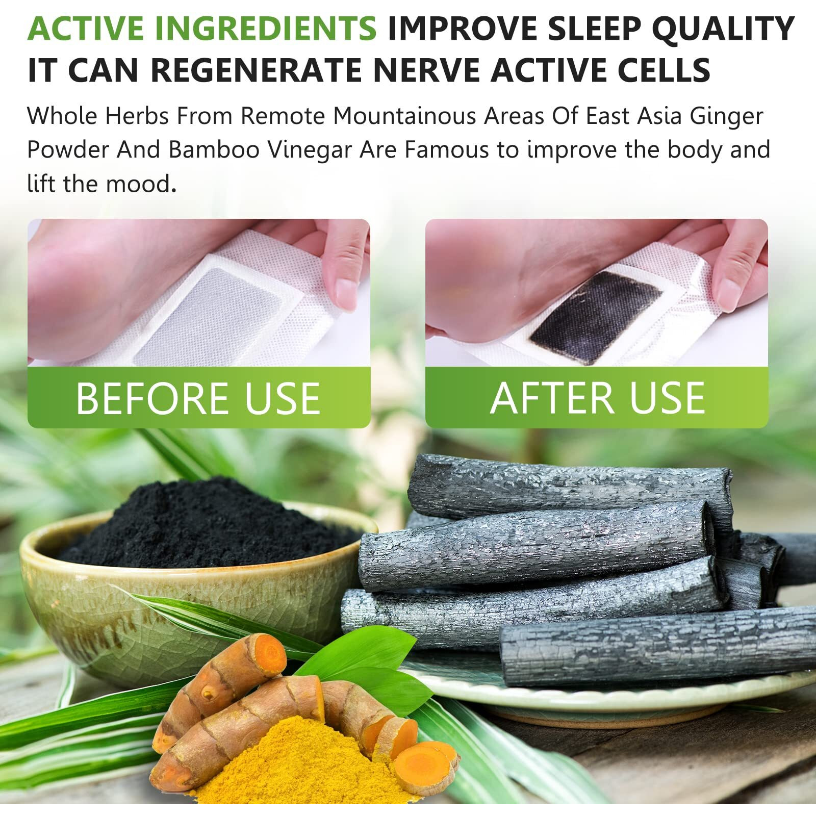 30Pcs Deep Cleansing Foot Pads  Adhesive Sheets For Foot And Body Care Better  Natural Ginger Powder Bamboo Vinegar Foot Patches For Pain Relief  Relieve Stress  Relaxation