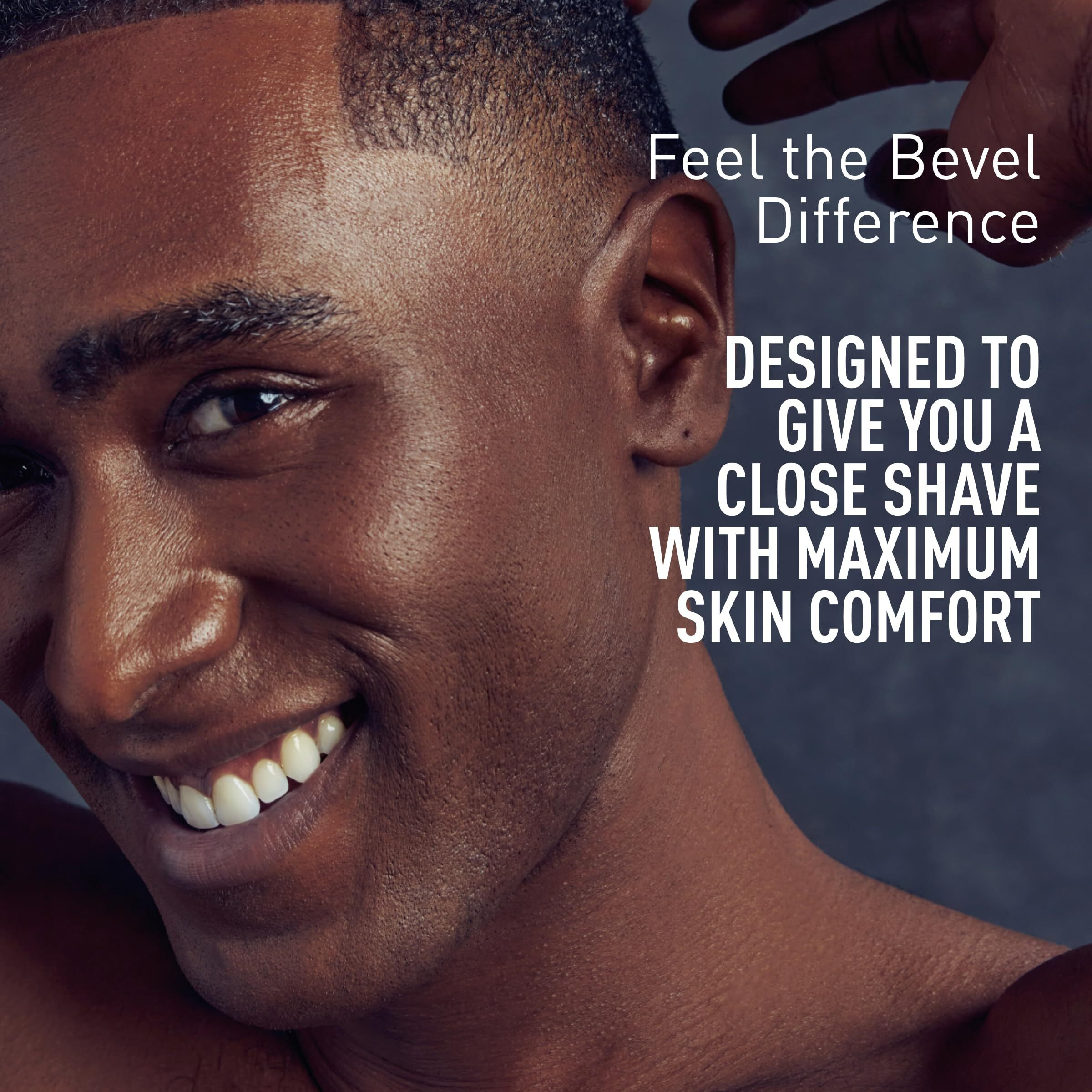 Bevel Electric Shaver For Men  Electric Foil Shaver  Wet And Dry Electric Razor  Waterproof  Fast Charging  Cordless Rechargeable  Black