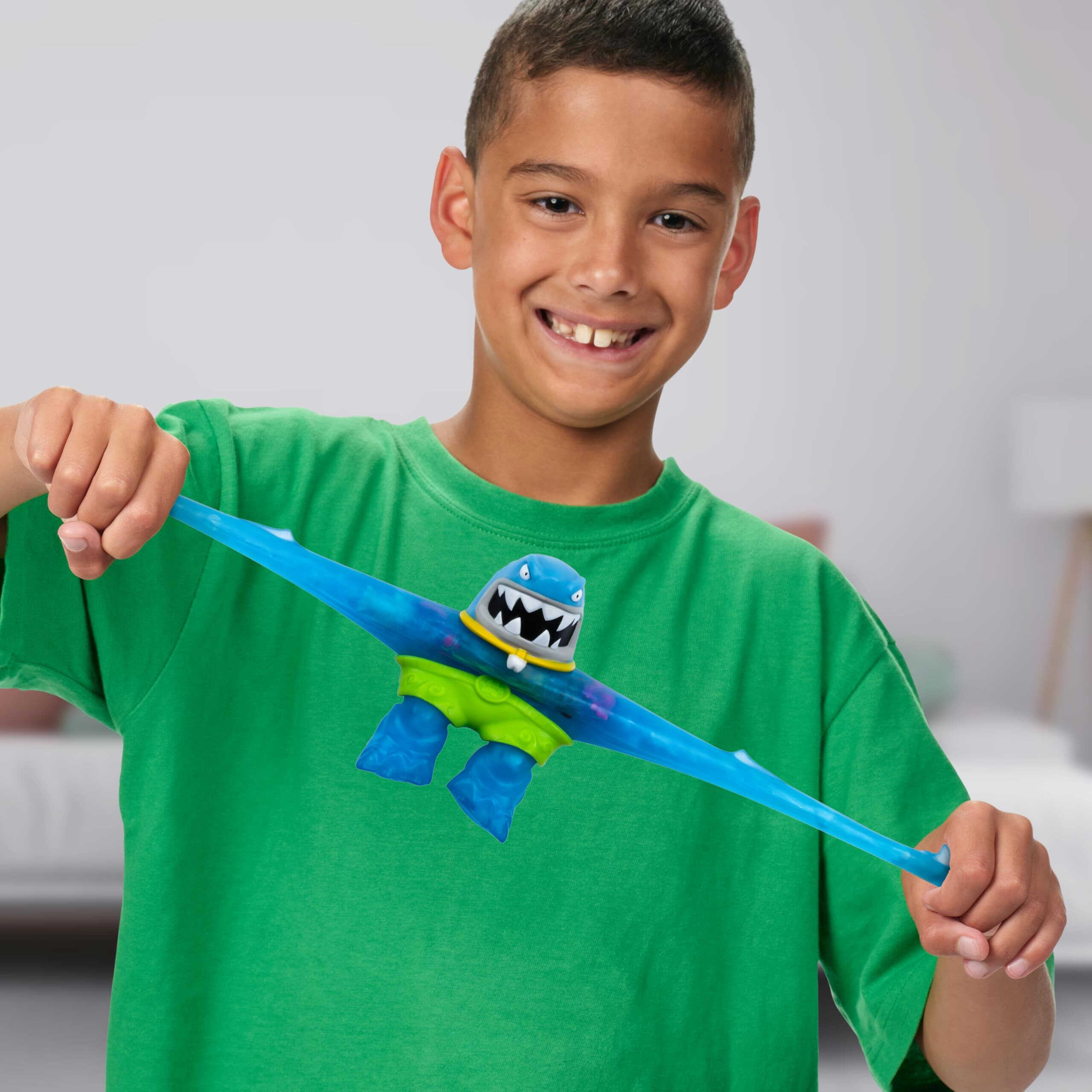 Heroes Of Goo Jit Zu Hero Creator Thrash With 3 Unique Goo Fillings  Mix  Fill & Create Your Own Stretchy Action Figure  Play Again And Again