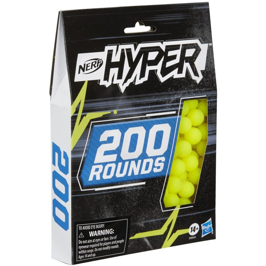 Nerf Hyper 200-Round Refill Includes 200 Hyper Rounds  For Use Hyper Blasters  Stock Up Hyper Games