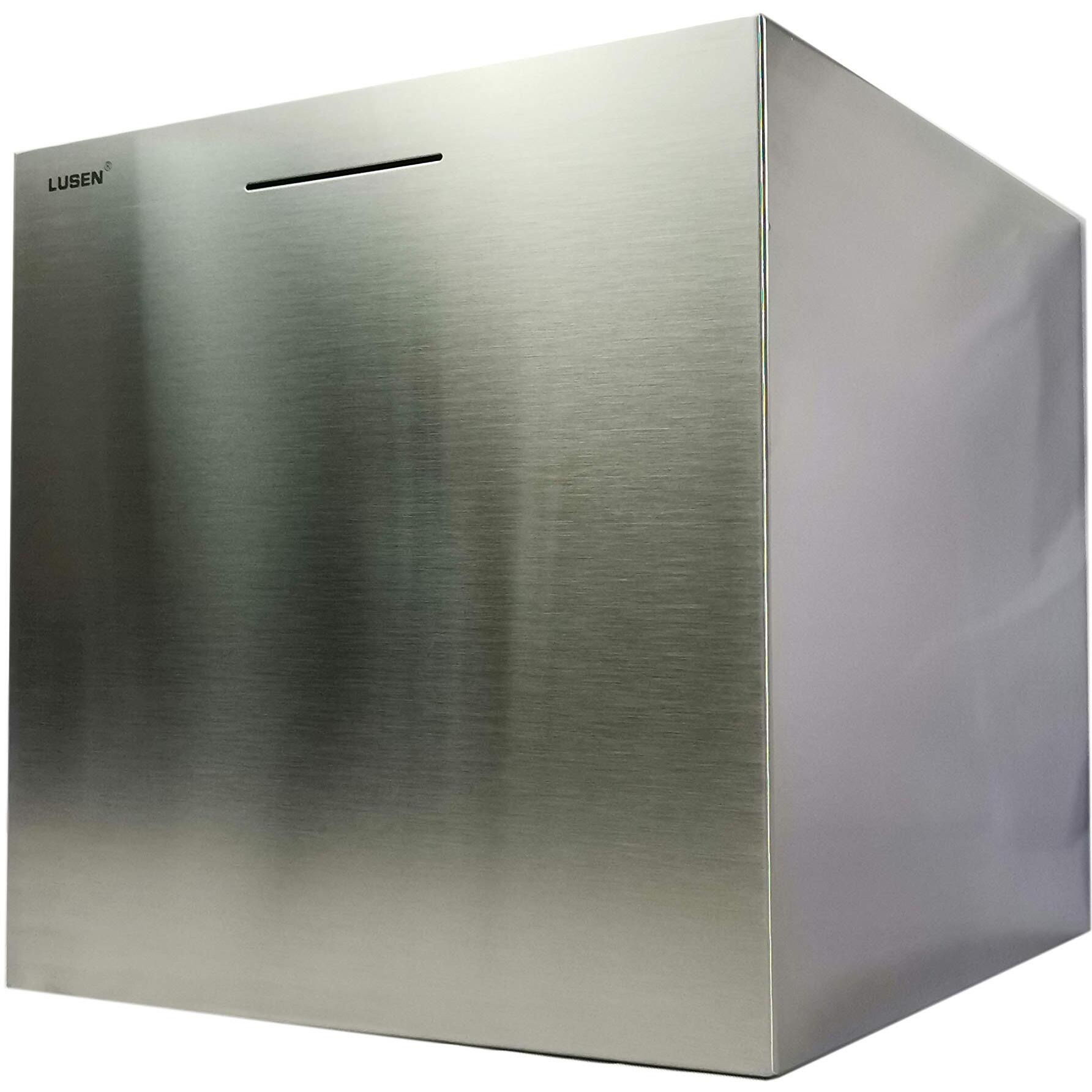 Lusen Safe Piggy Bank Made Of Stainless Stell Safe Box Money Savings Bank For Kids Can Only Save The Piggy Bank That Cannot Be Taken Out