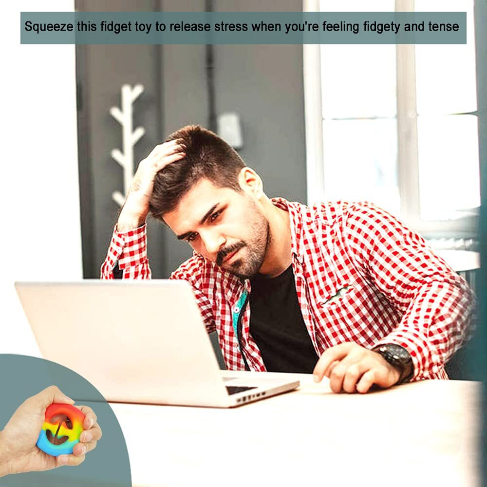 Stami Plet 5 Pack Stress Relief Fidget Snapper Toy  Suction Cup Fidget Toy Snap Toy Gift For Christmas Party Popper Noise Maker Finger Sensory Toys Gift For Kids Adults Adhd.