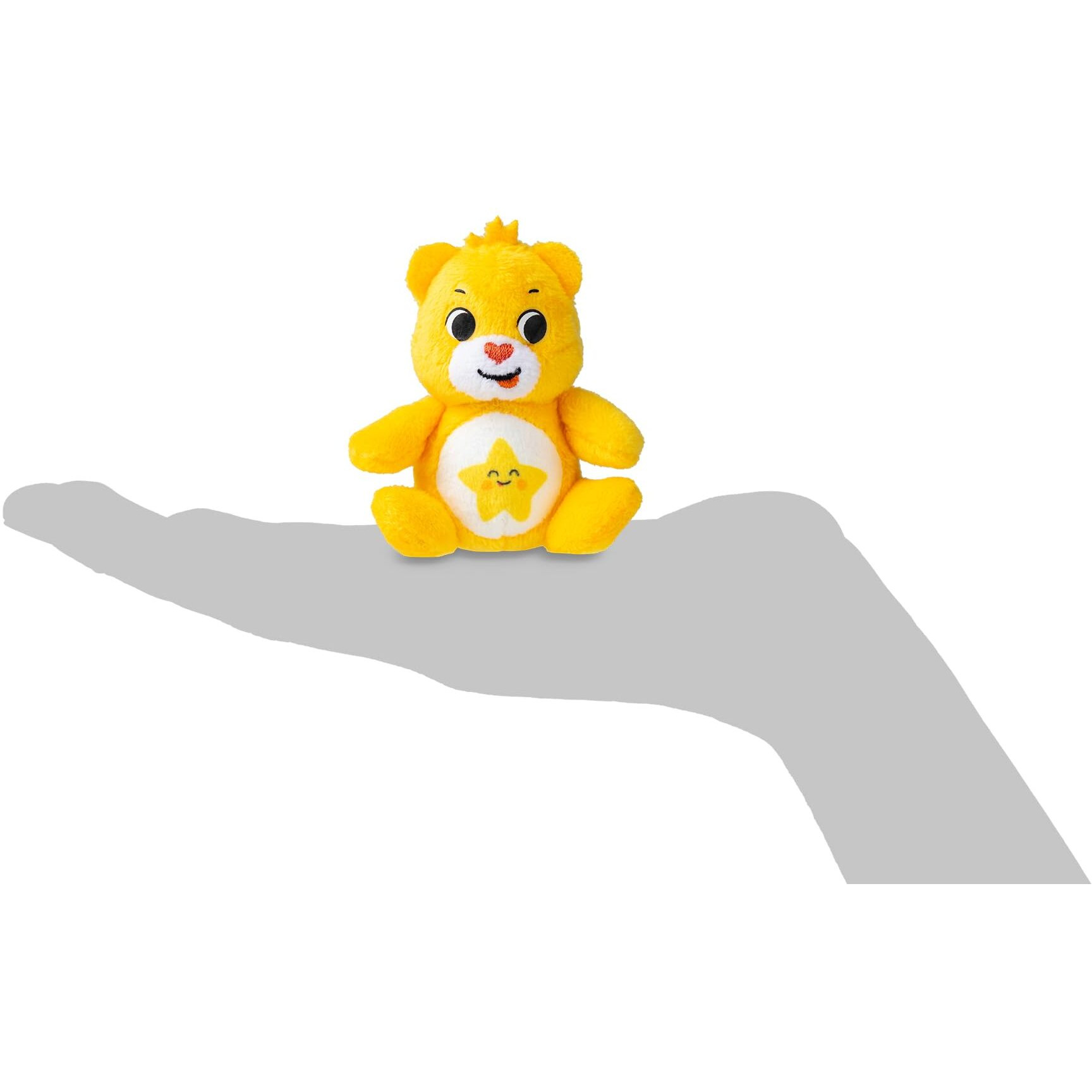 Micro Teenies - Care Bears 3"" Micro Plush 5-Pack Treasure Box - Cheer  Laugh A-Lot  Good Luck  Grumpy And Harmony Bear