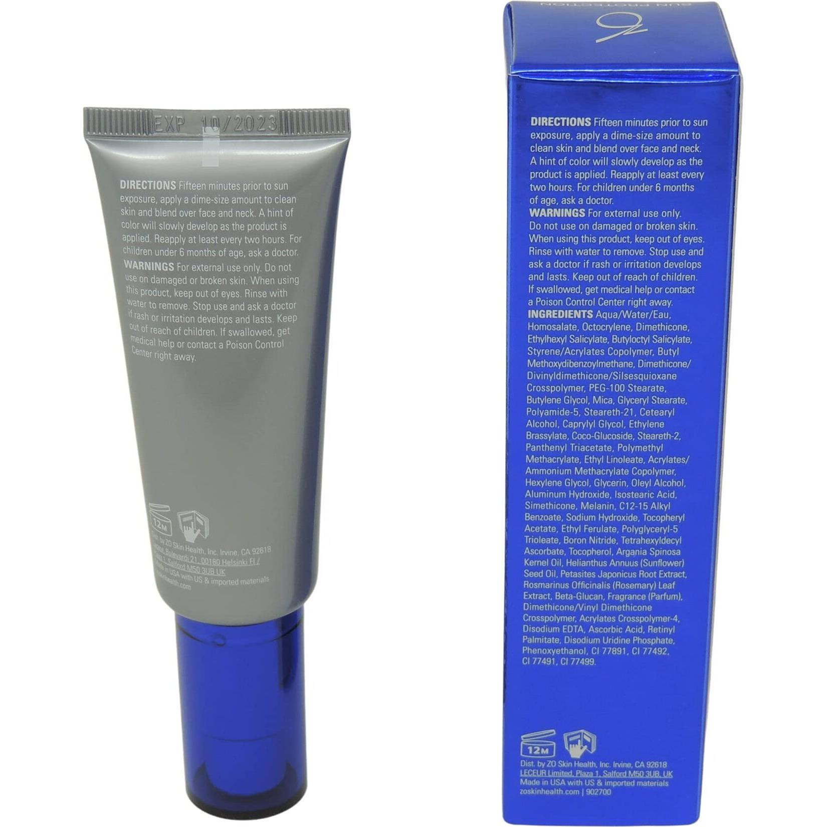 Zo Skin Health | Smart Tone Sunscreen For Face With 50 Spf Protection | Broad Spectrum Sunscreen Spf 50