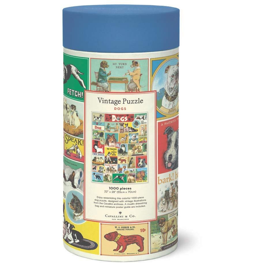 Cavallini Papers & Co. Dogs 1000-Piece Jigsaw Puzzle  Multi-Colour