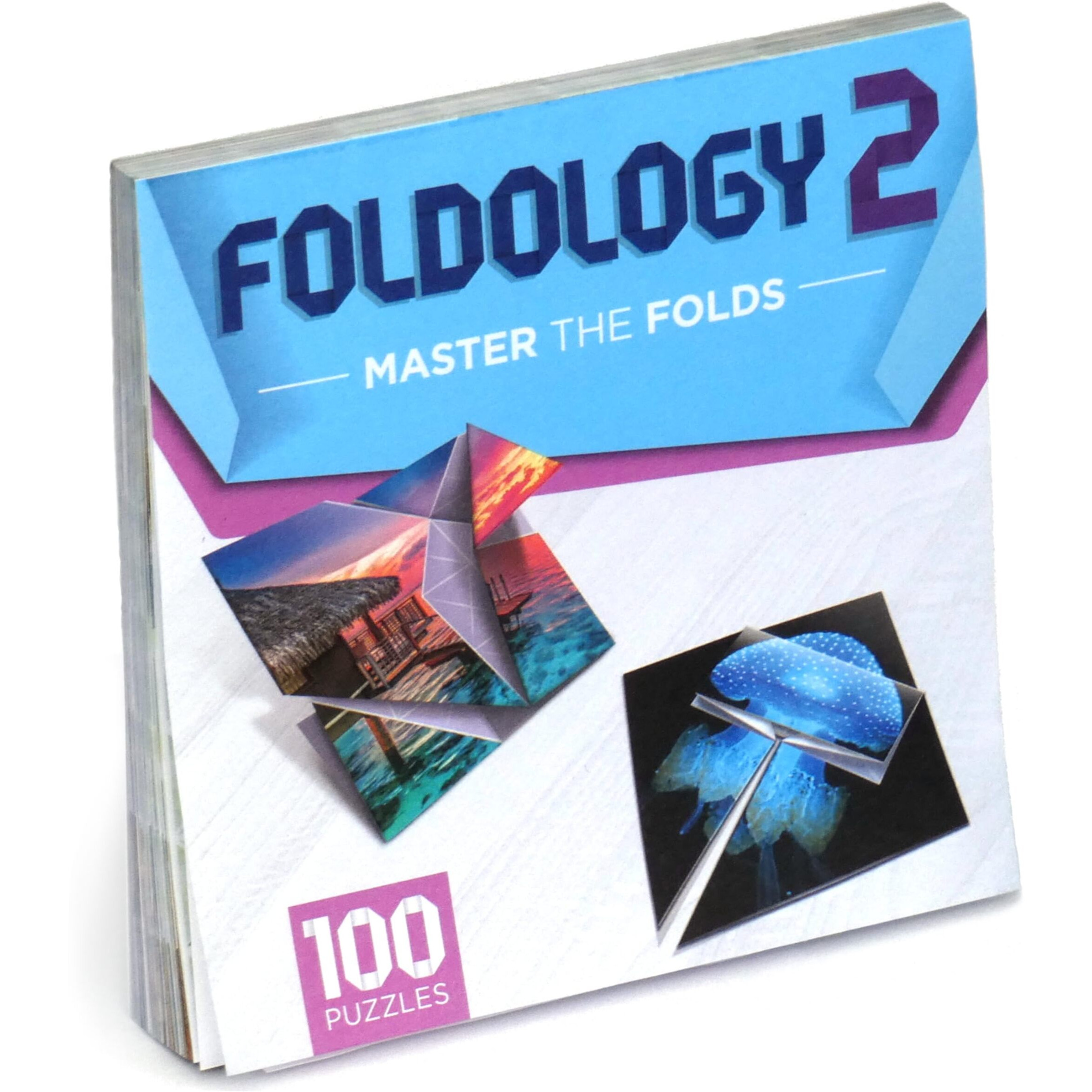 Foldology 2 - Master The Folds (Expansion Pack). Puzzle Game For Tweens  Teens  And Adults. 100 Origami Brain Teasers. Ages 10+