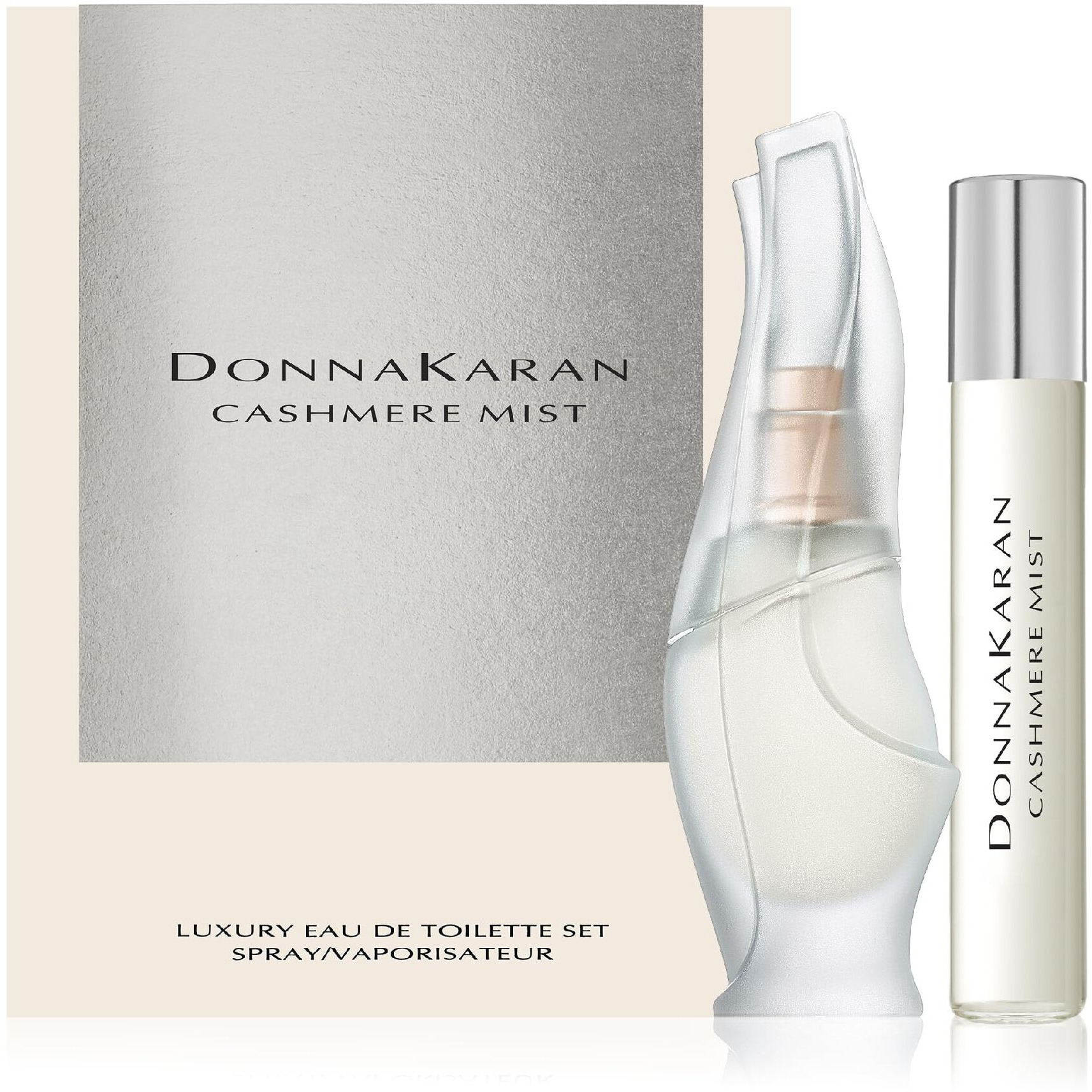 Donna Karan Cashmere Mist Luxury Eau De Toilette Set For Women - Mini Spray 0.5 Fl. Oz. & Purse Spray  Travel Spray 0.5 Fl. Oz.