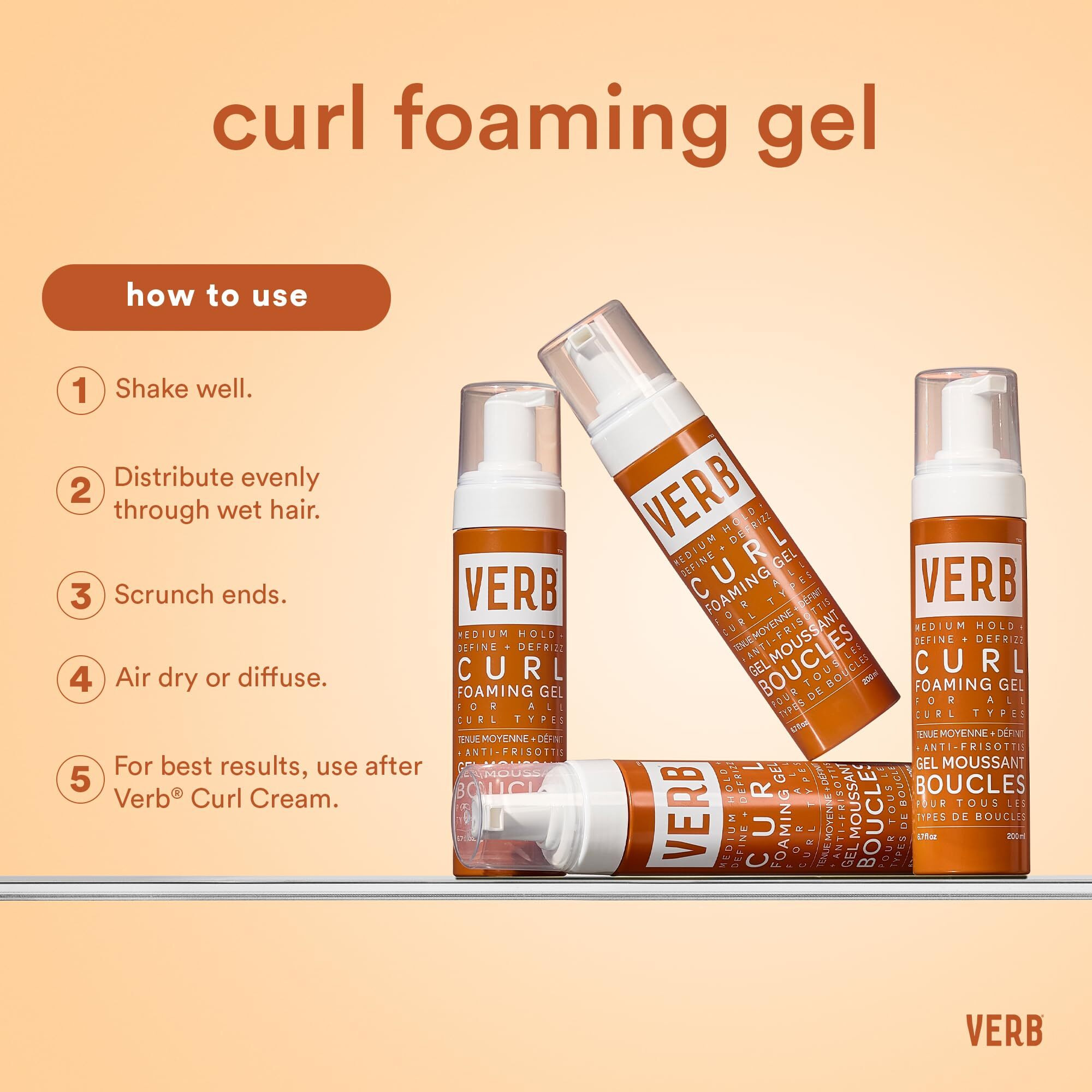 Verb Curl Foaming Gel 60Ml / 2Oz