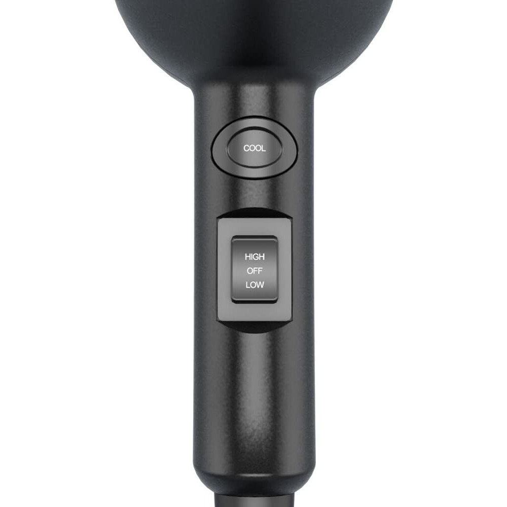 Mini Blow Dryer Ceramic Ionic 1000 Watts For Painting And Acrylic Pouring  Small Hair Dryer Compact And Lightweight For Kids And Travel  2 Speed Settings And Cool Shot Plus Concentrator  Black