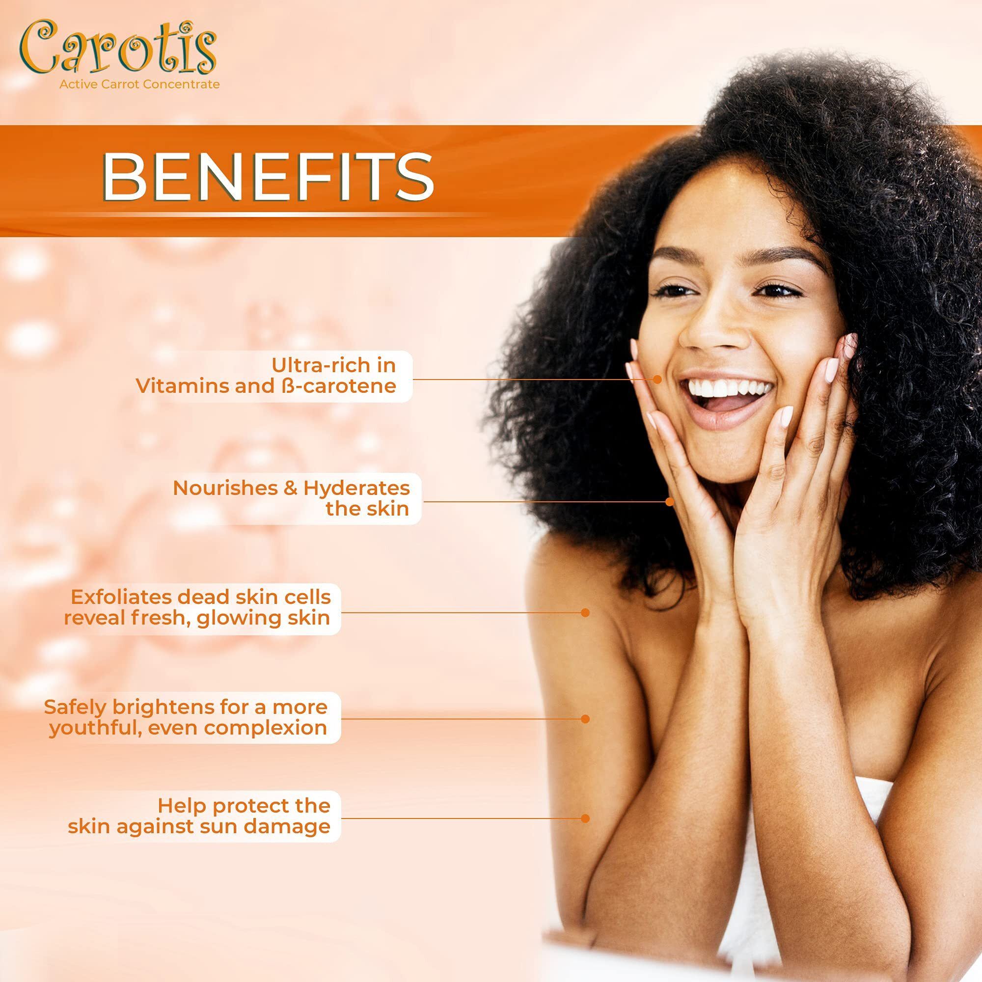 Carots Exfoliating Soap 200G - Formulated To Restore Radiance And Eliminate Dead Skin Cells  With Vitamin A