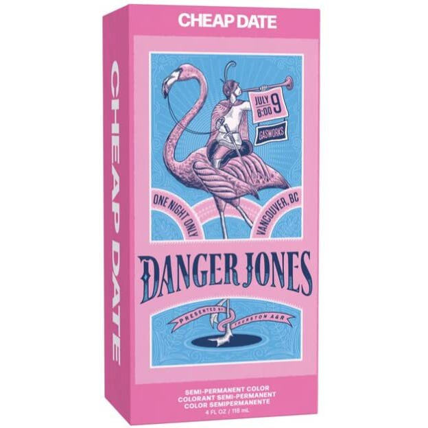 Danger Jones Semi-Permanent Hair Color (Cheap Date - Light Pink)