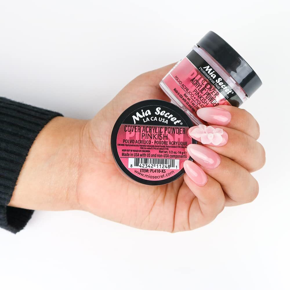 Mia Secret Cover Pinkish Acrylic Powder (1Oz)