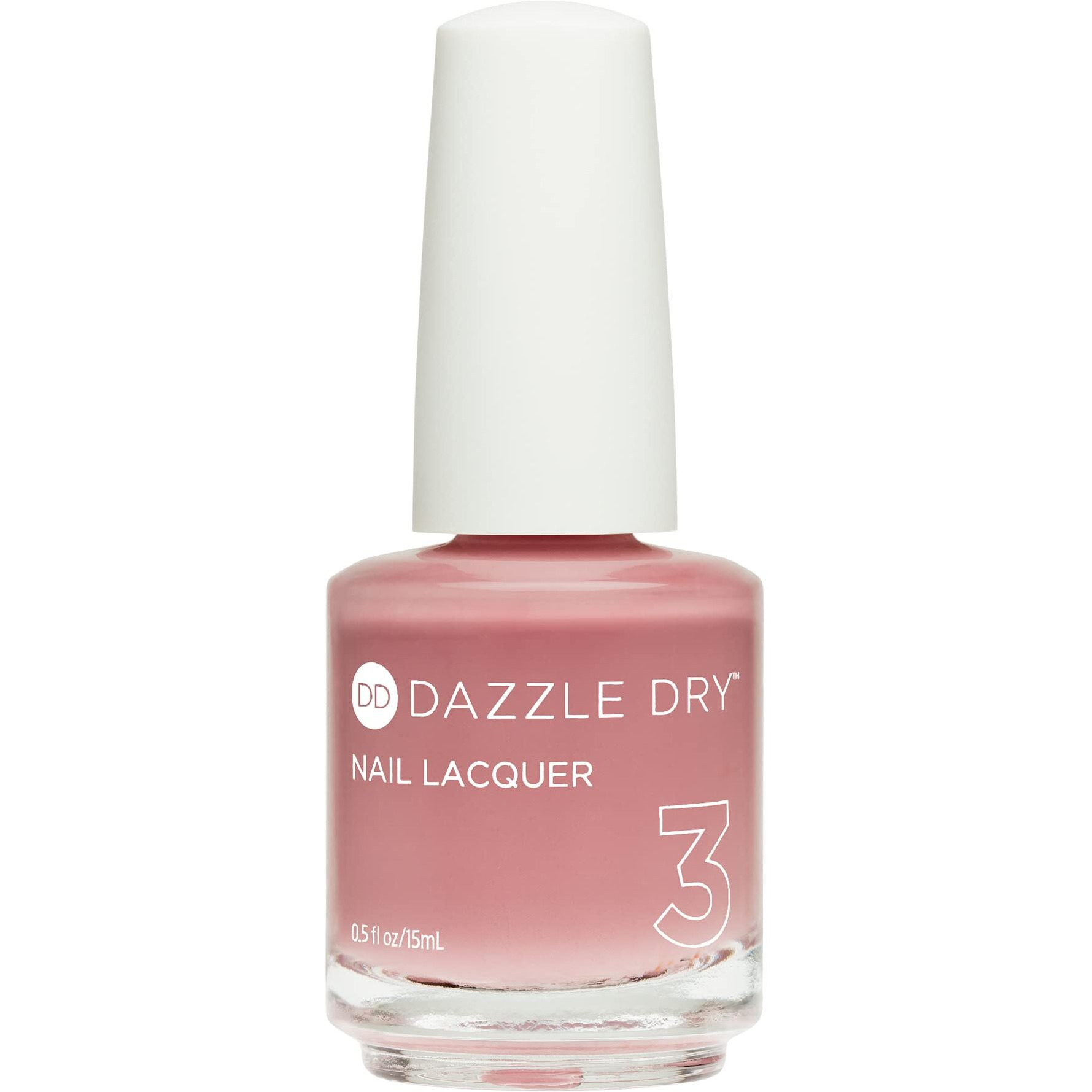 Dazzle Dry Nail Lacquer (Step 3) - Less Is Mauve - A Full Coverage Light  Blushing Mauve. (0.5 Fl Oz)
