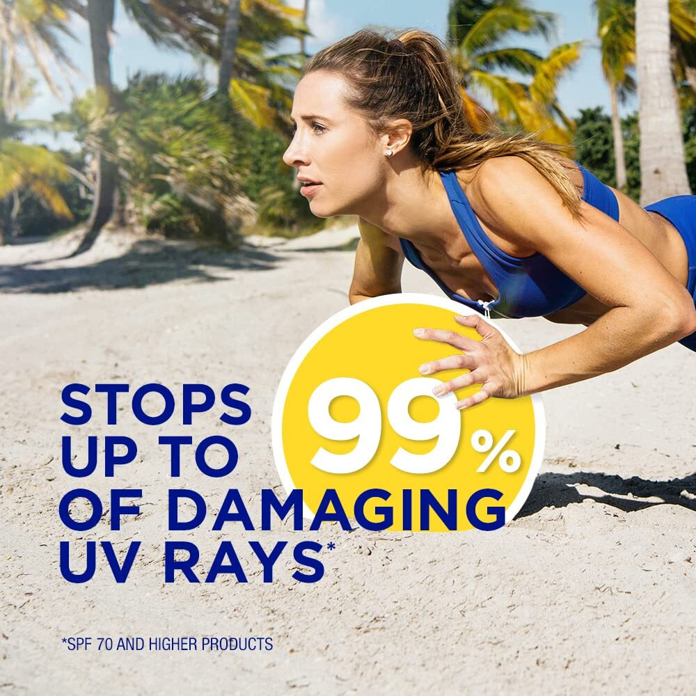 Coppertone Sport Sunscreen Spray Spf 70  Water Resistant Sunscreen  Broad Spectrum Spf 70 Sunscreen  Bulk Sunscreen Pack  5.5 Oz Spray  Pack Of 3