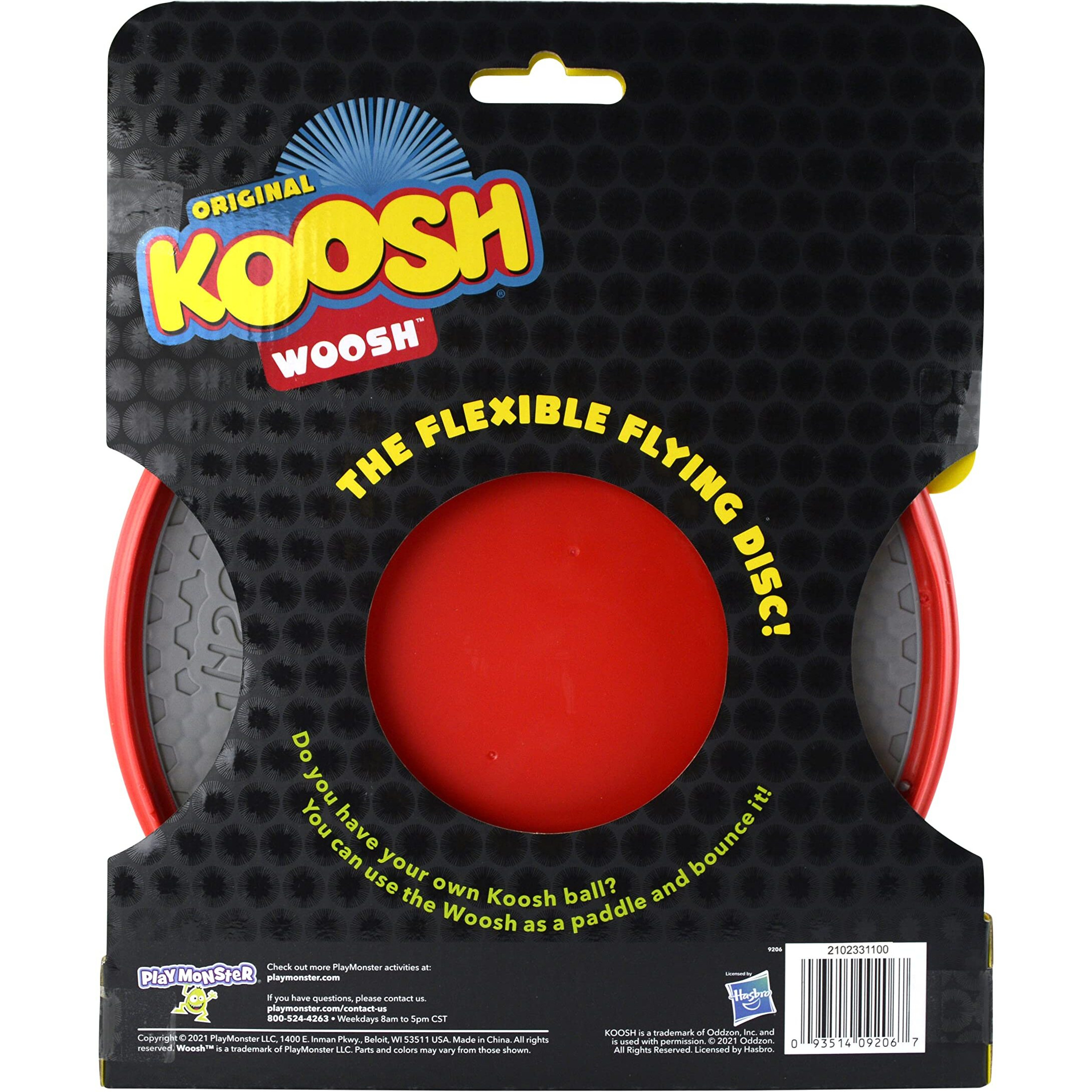 Koosh Woosh -- Frisbee For The Ball That's Easy To Catch  Hard To Put Down -- So Many Ways To Play -- Ages 6+