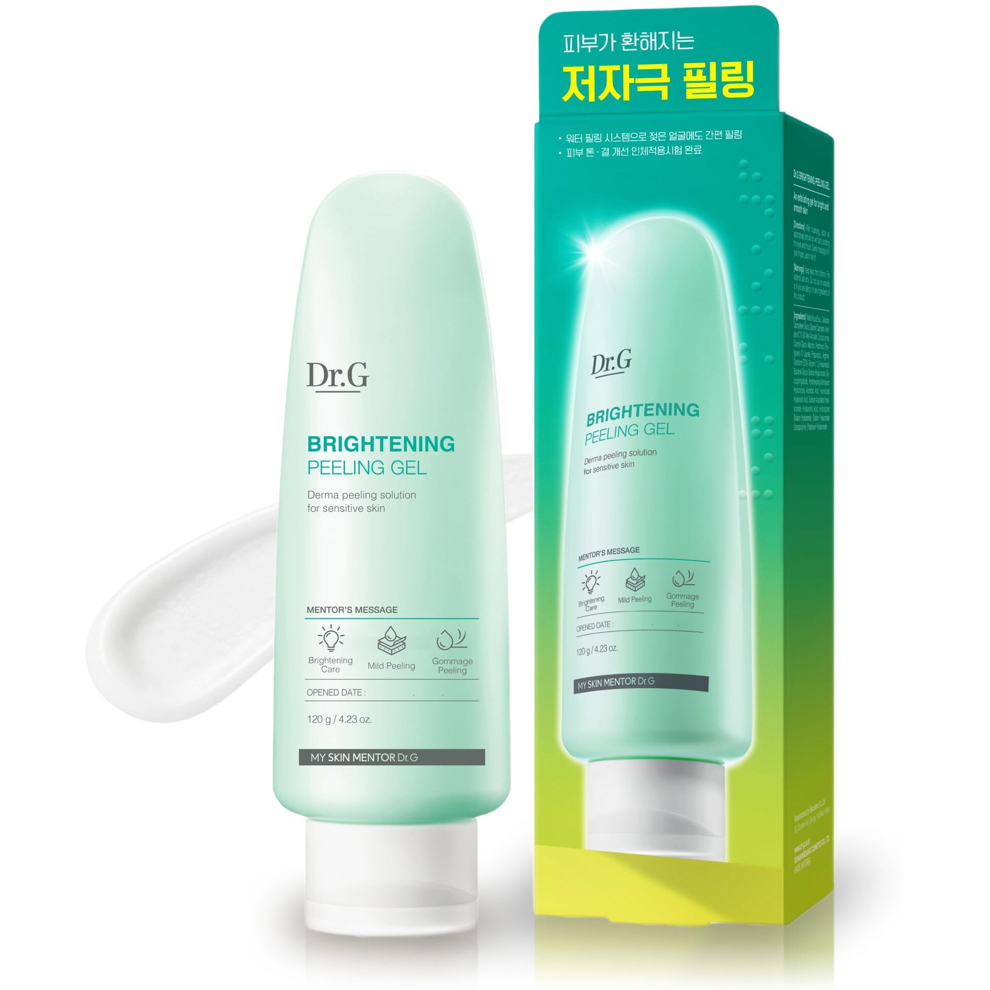 Dr.G Korean Derma Peeling Gel  120Ml - Facial Peeling Gel For Face  Exfoliating Gel For Face  Face Exfoliator  Korean Skin Care  Korean Skincare  Korean Beauty Products  Kbeauty  K Beauty Skincare
