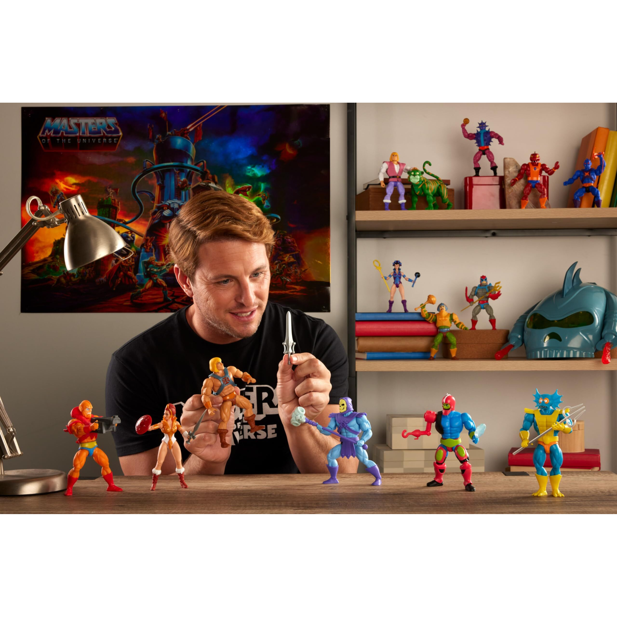 Masters Of The Universe Mattel Origins Cartoon Collection Action Figure & Accessories Set  Webstor 5.5-Inch Collectible Toy With Mini-Comic