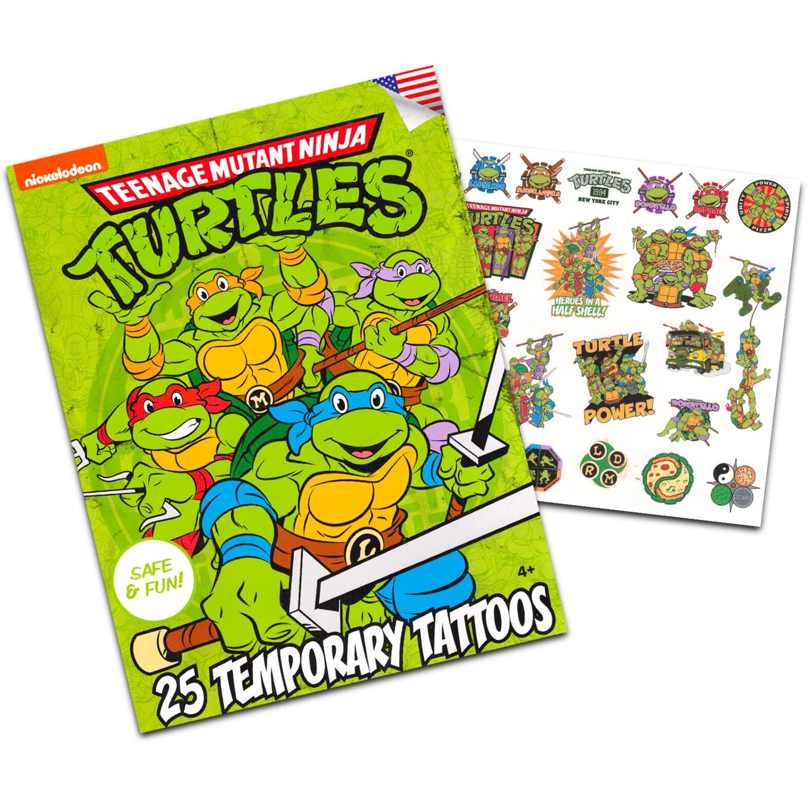 Tmnt Imagine Ink Activity And Coloring Book Bundle For Kids With 25 Ninja Turtle Tattoos And Party Favors