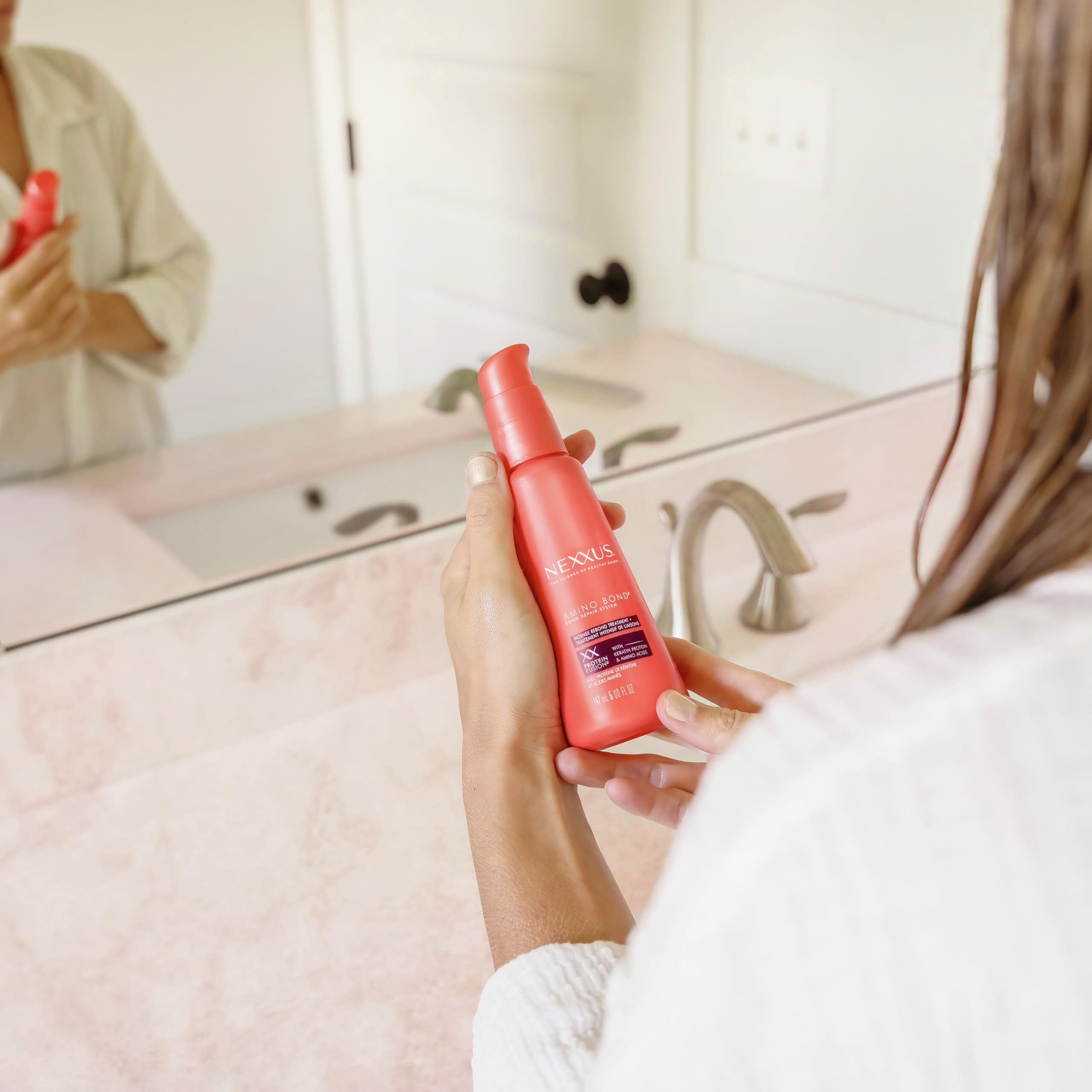 Nexxus Intense Bonding Treatment Amino Bond For Stronger  More Damage-Resistant Hair  With Amino Acids & Keratin Protein  5 Oz