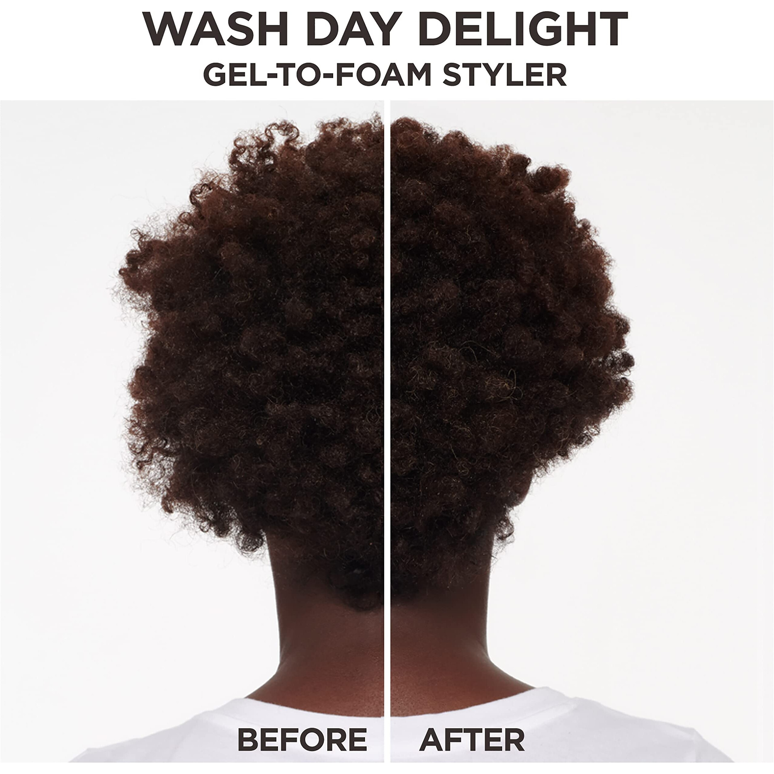Carol's Daughter Wash Day Delight Hair Gel To Foam Mousse Styler And Hair Detangler For Curly Hair With Aloe  Natural-Looking Hold 8.5 Fl Oz