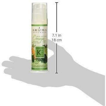 Aroma Naturals Vitamin K Plus A And C Omega-X Moisturizing Vitamin Cream  3.3 Ounce