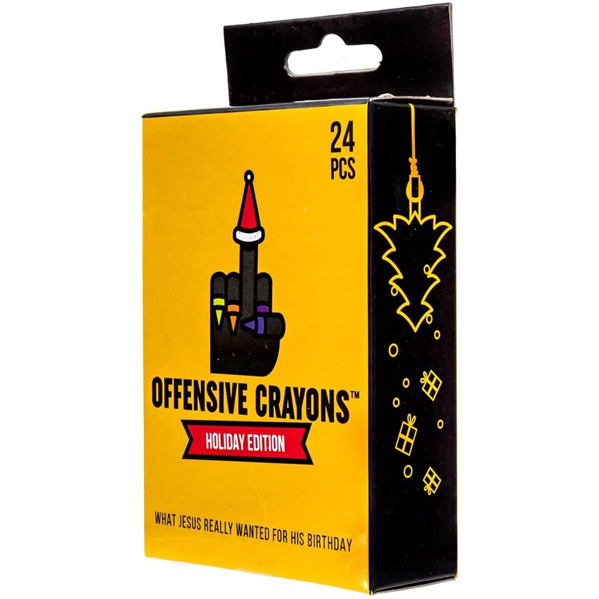 Milktoast Brands Offensive Crayons Holiday Edition - Funny Gag Gift For White Elephant  Office Parties  Secret Santa  Snarky Adult Humor  Sarcastic Christmas Gifts For Mom  Dad  Co-Workers  & Friends